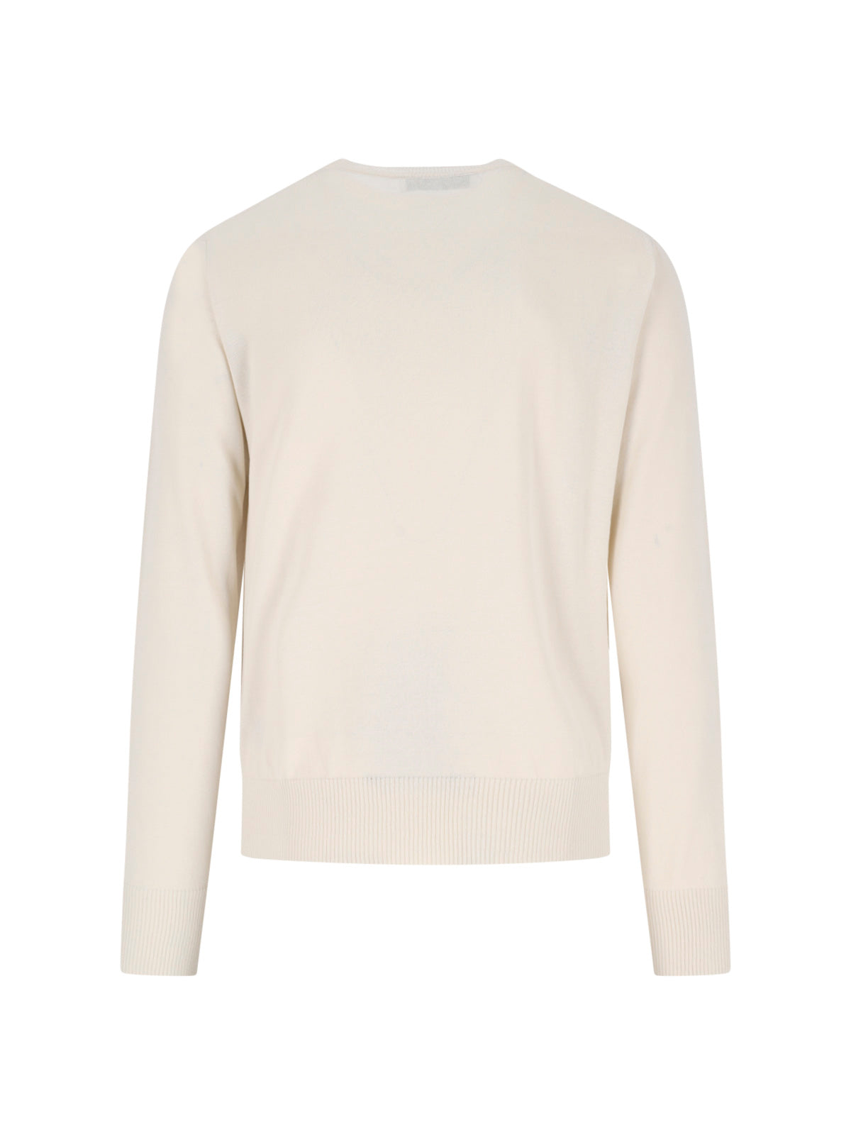 Cream Alex Cotton Crew Neck Sweater