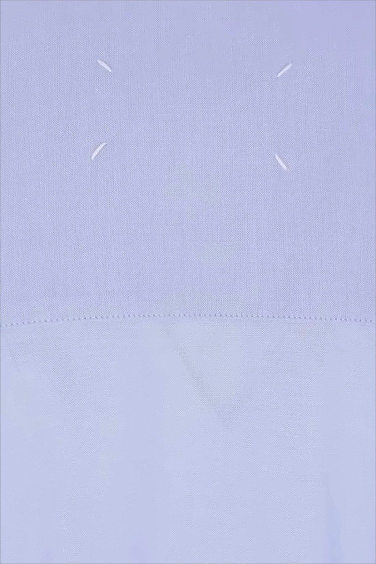 Loose-Fitting Cotton Shirt with Classic Collar