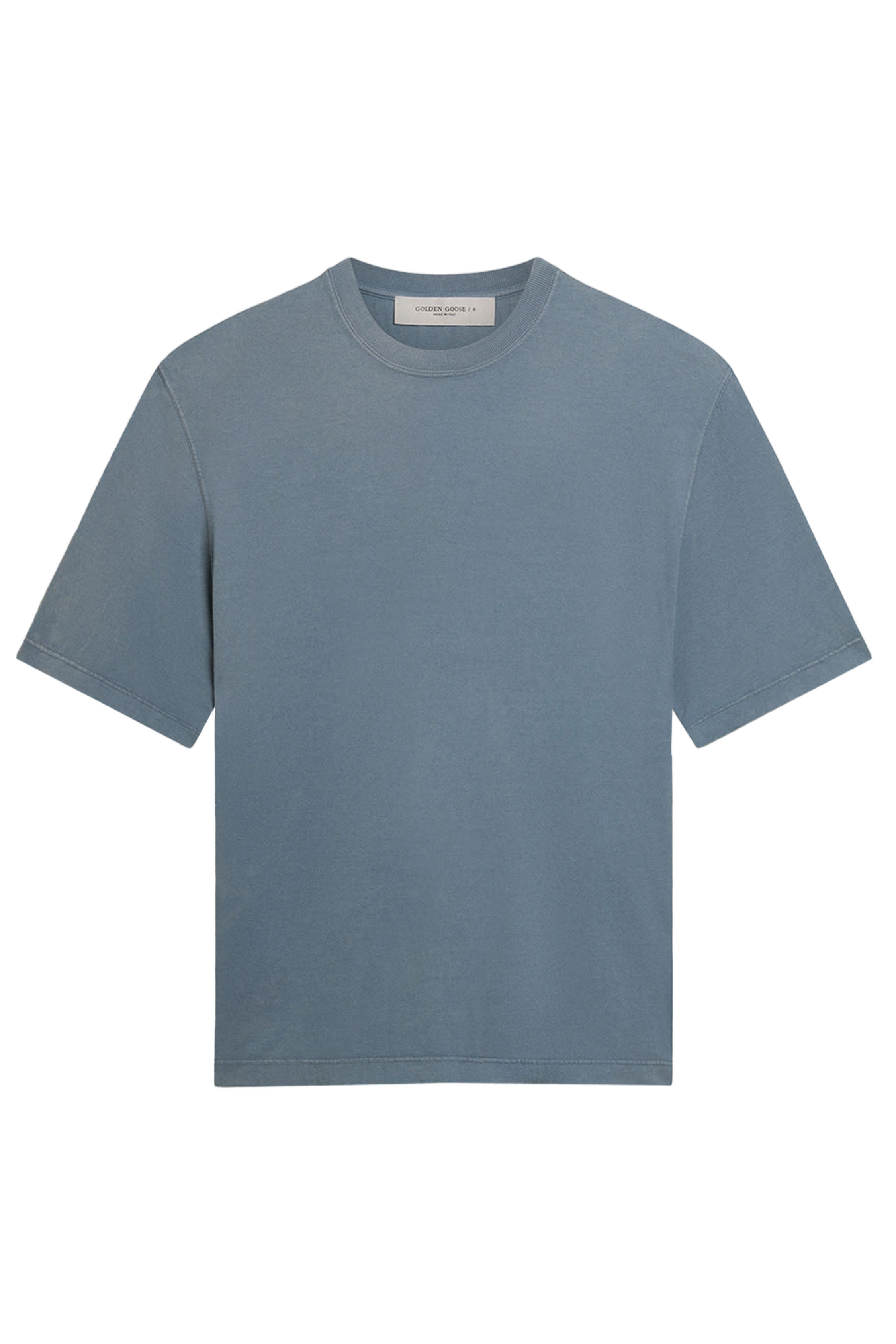 Light Blue Relaxed Fit Logo Patch T-Shirt