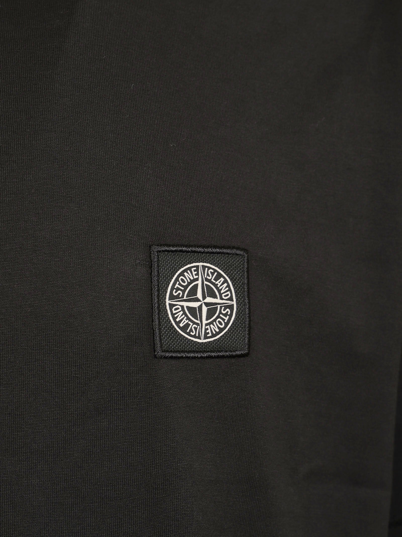 Garment-Dyed Cotton T-Shirt With Iconic Patch Detail