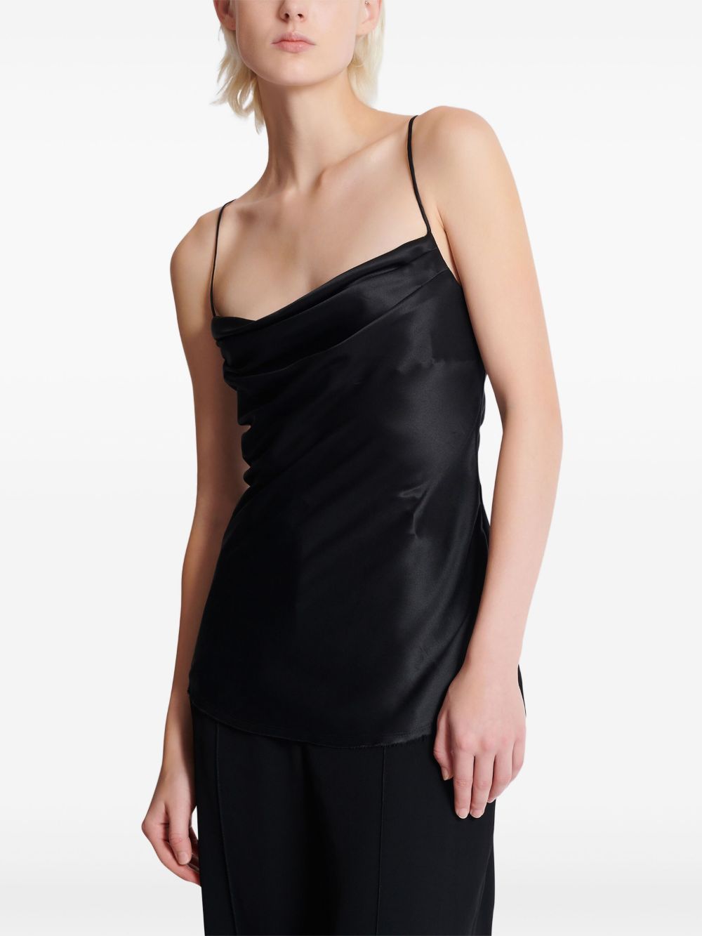 Satin-Finish Black Top