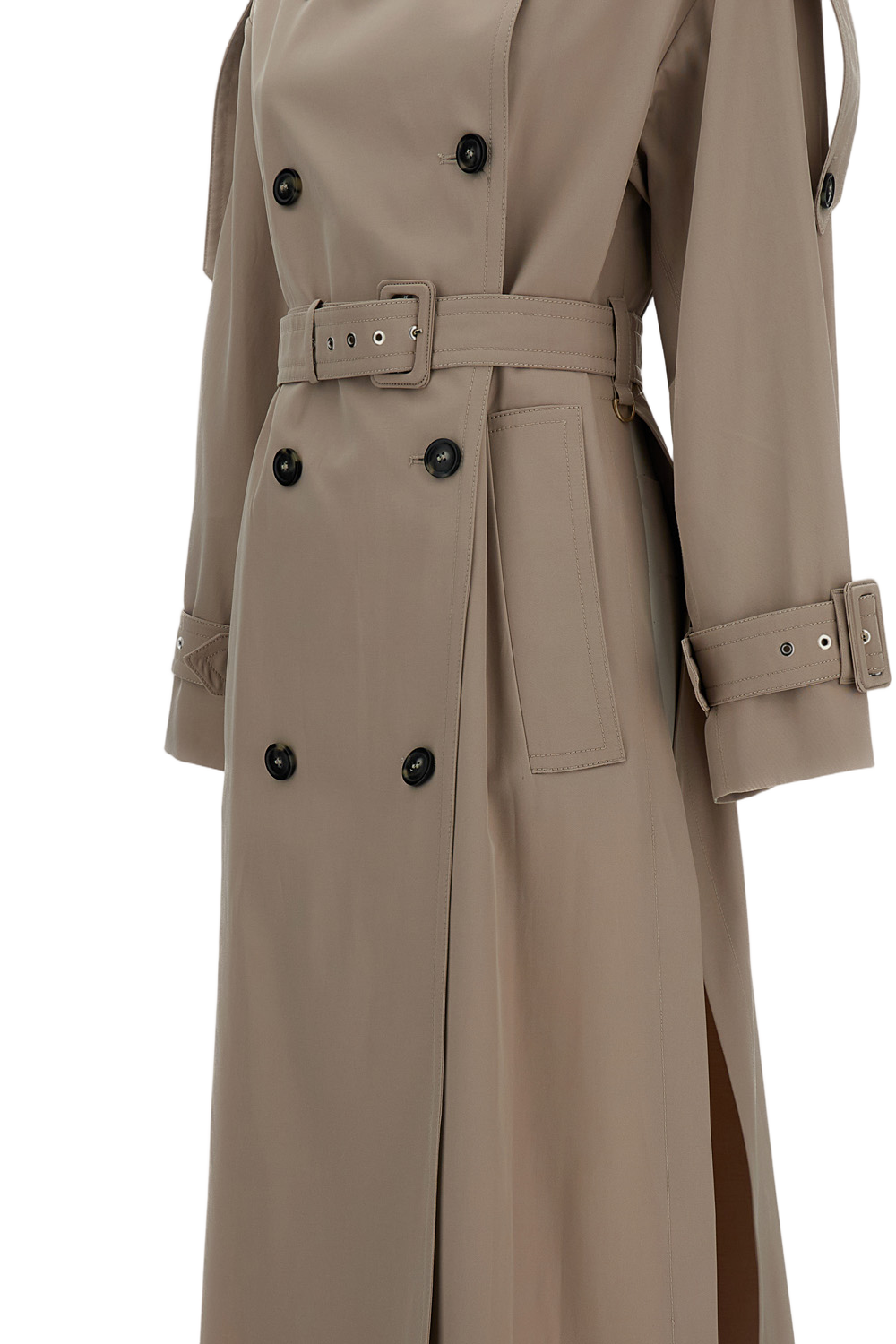 Beige Spxgocce Water Repellent Trench Coat