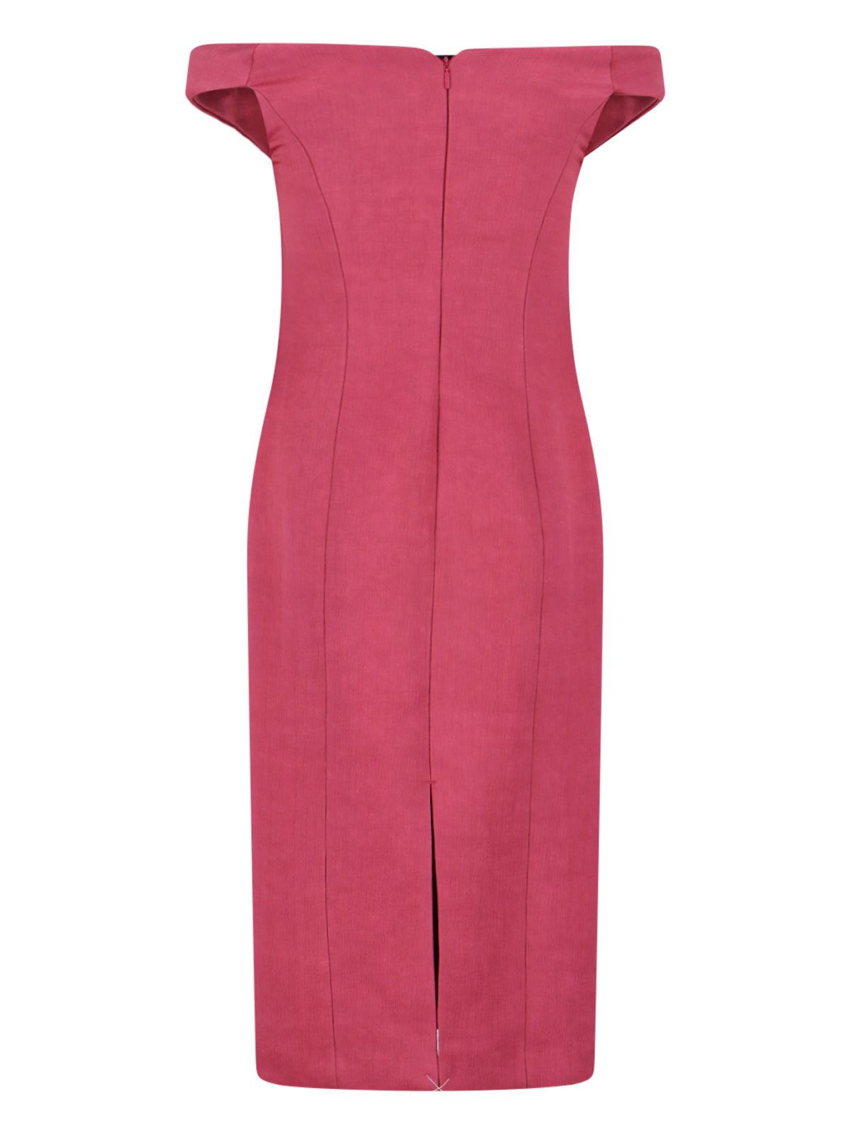 Midi Dress with Sweetheart Neckline