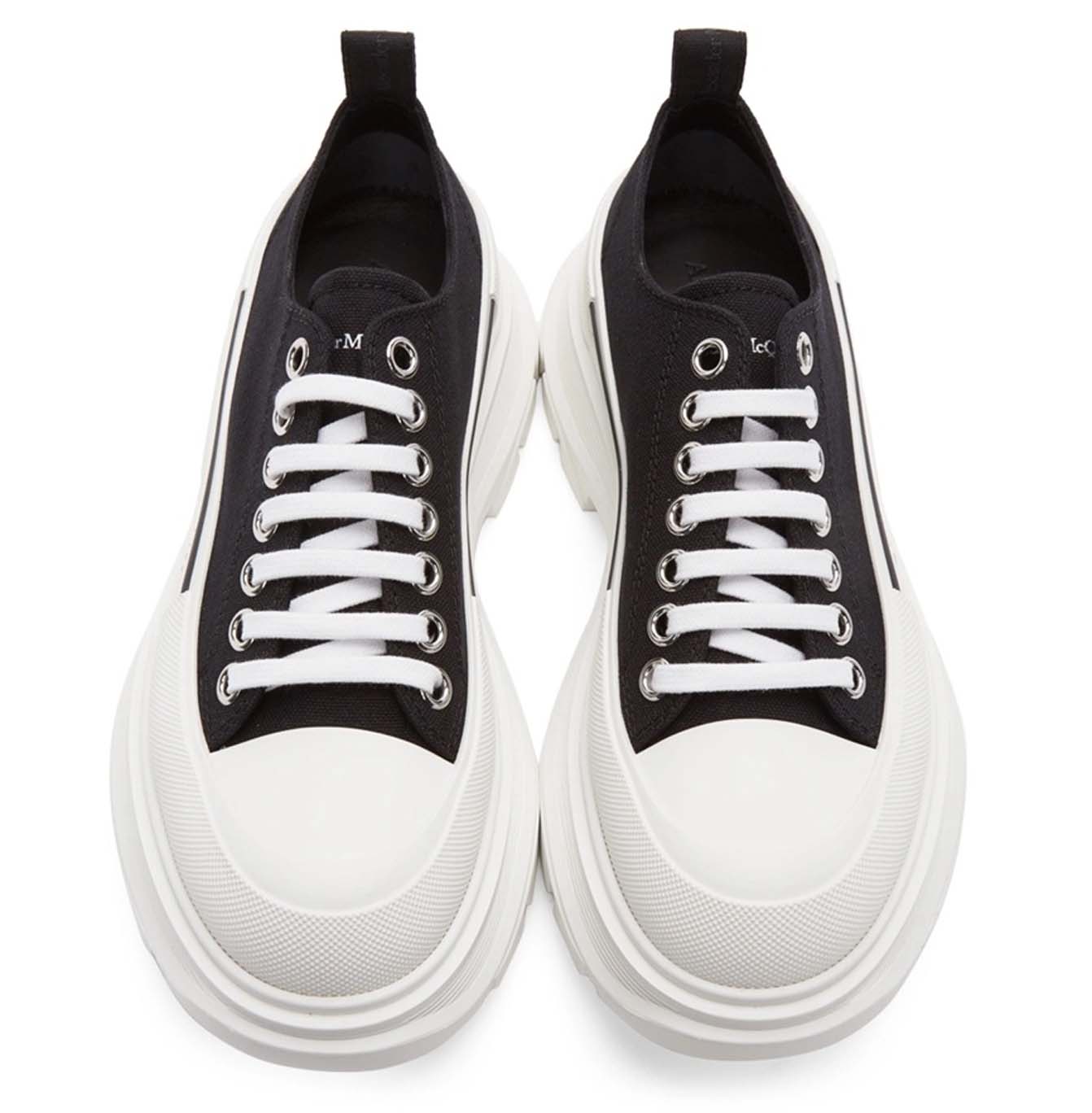 Chunky Sole Sneakers With Textured Finish