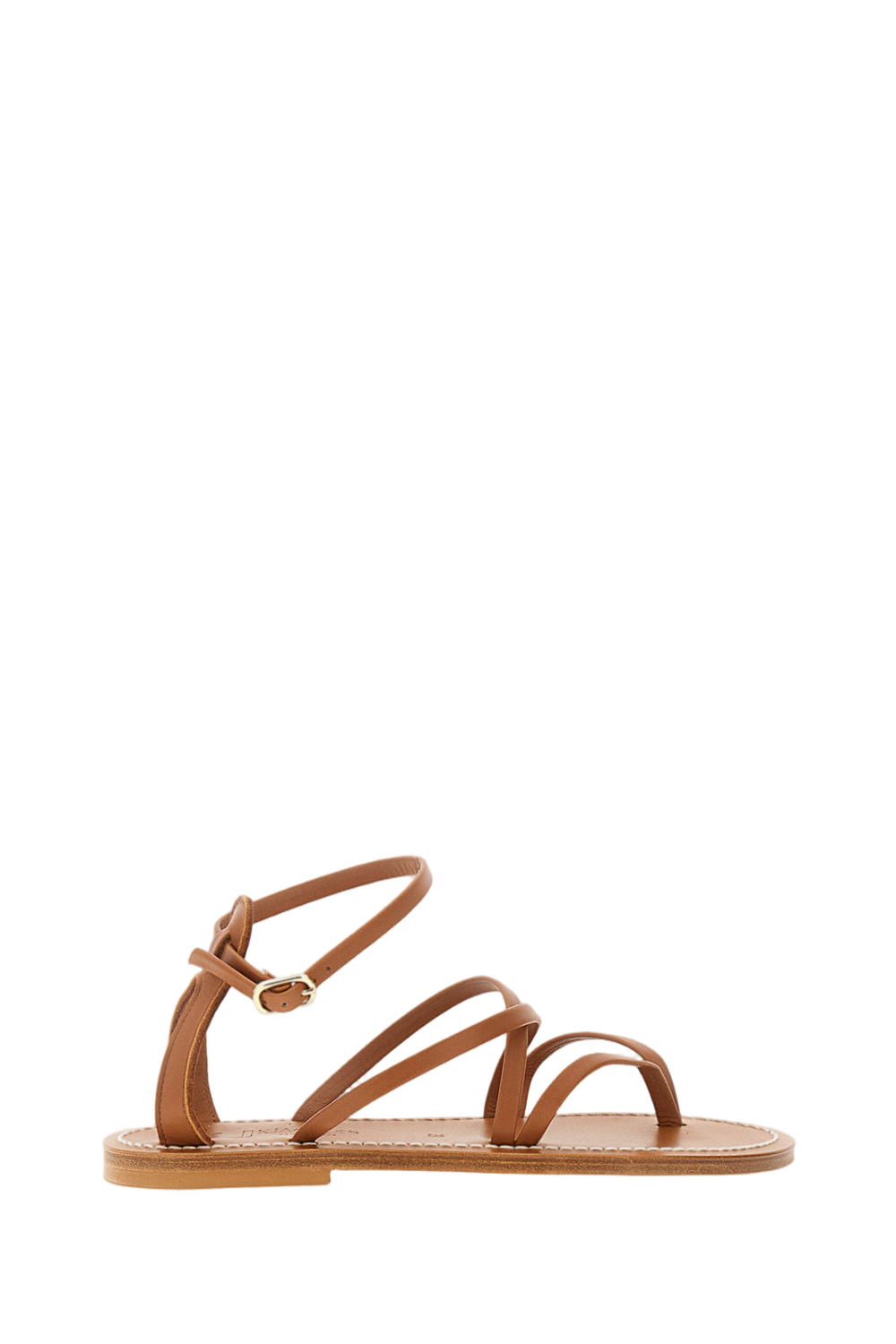 Brown Epicure Leather Thong Sandals
