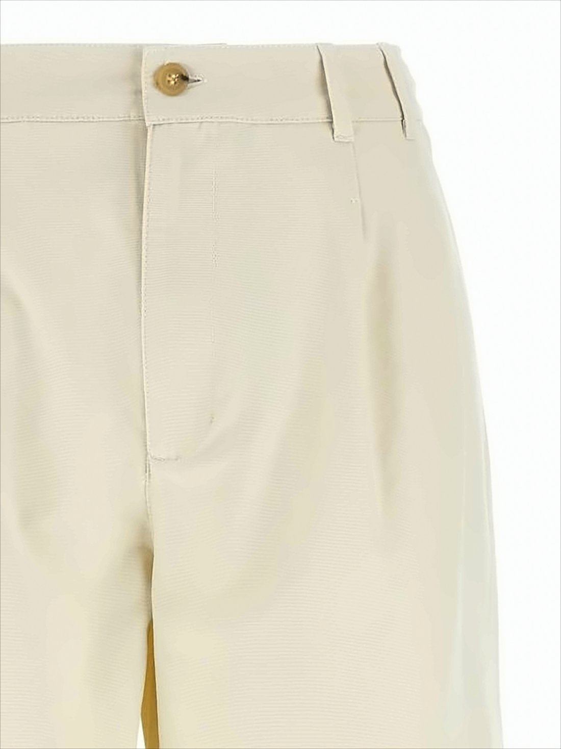 Minimalist High-Waist Straight-Leg Pants with Belt Loops