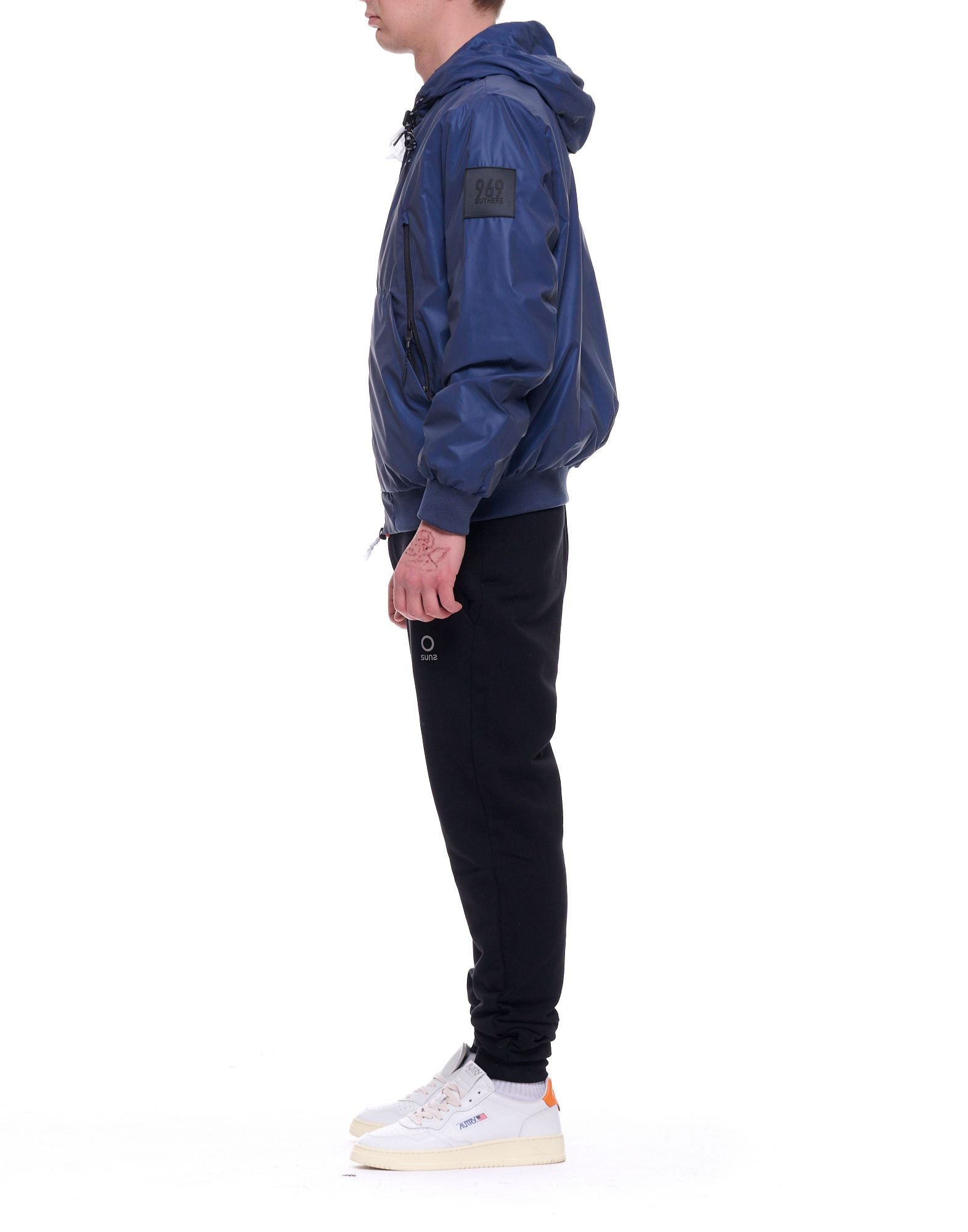 Mid-Season Hooded Jacket With Zip Closure And Regular Fit