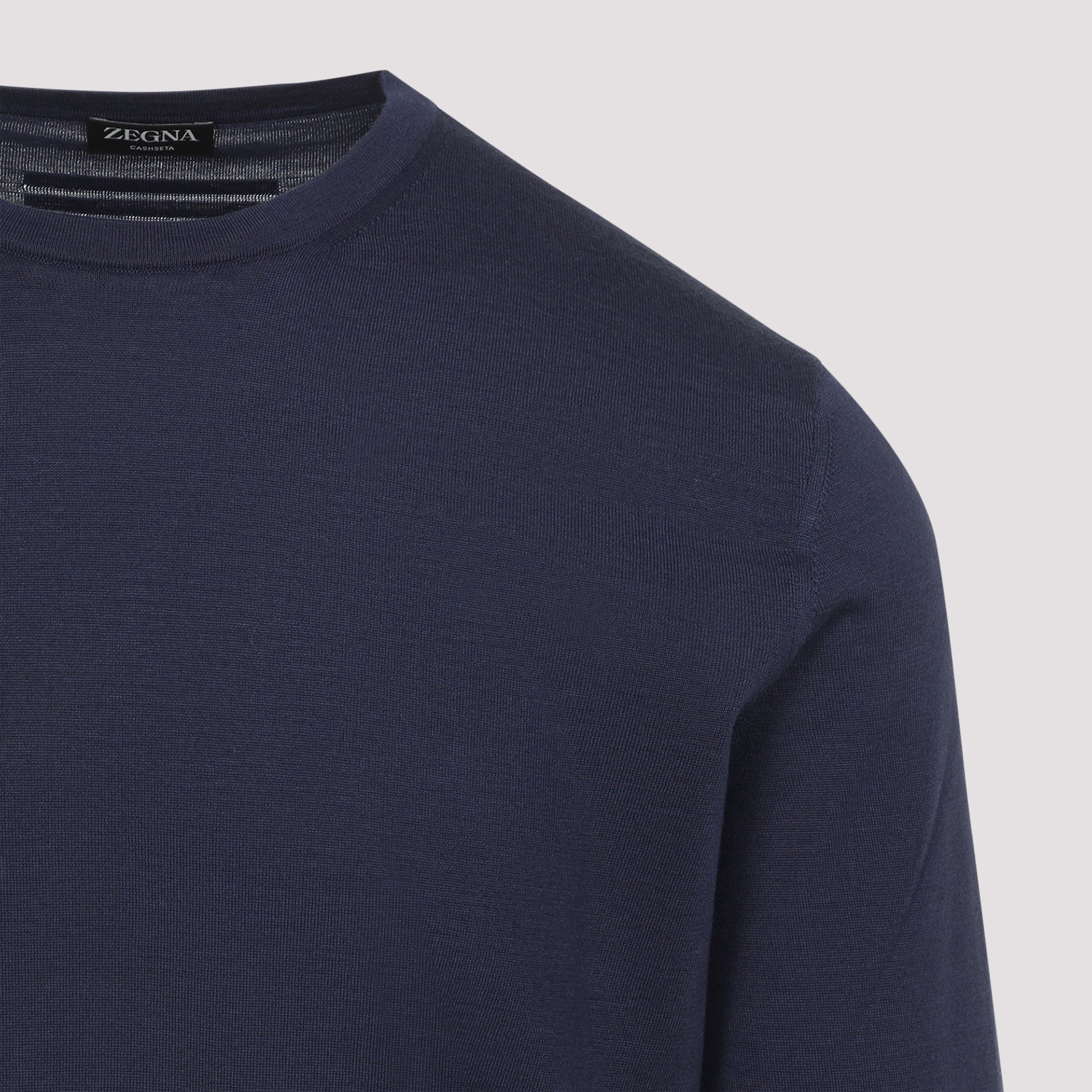 Blue Cashmere Mulberry Silk Sweater
