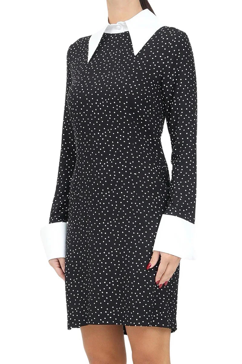 Short Dress - Black/White