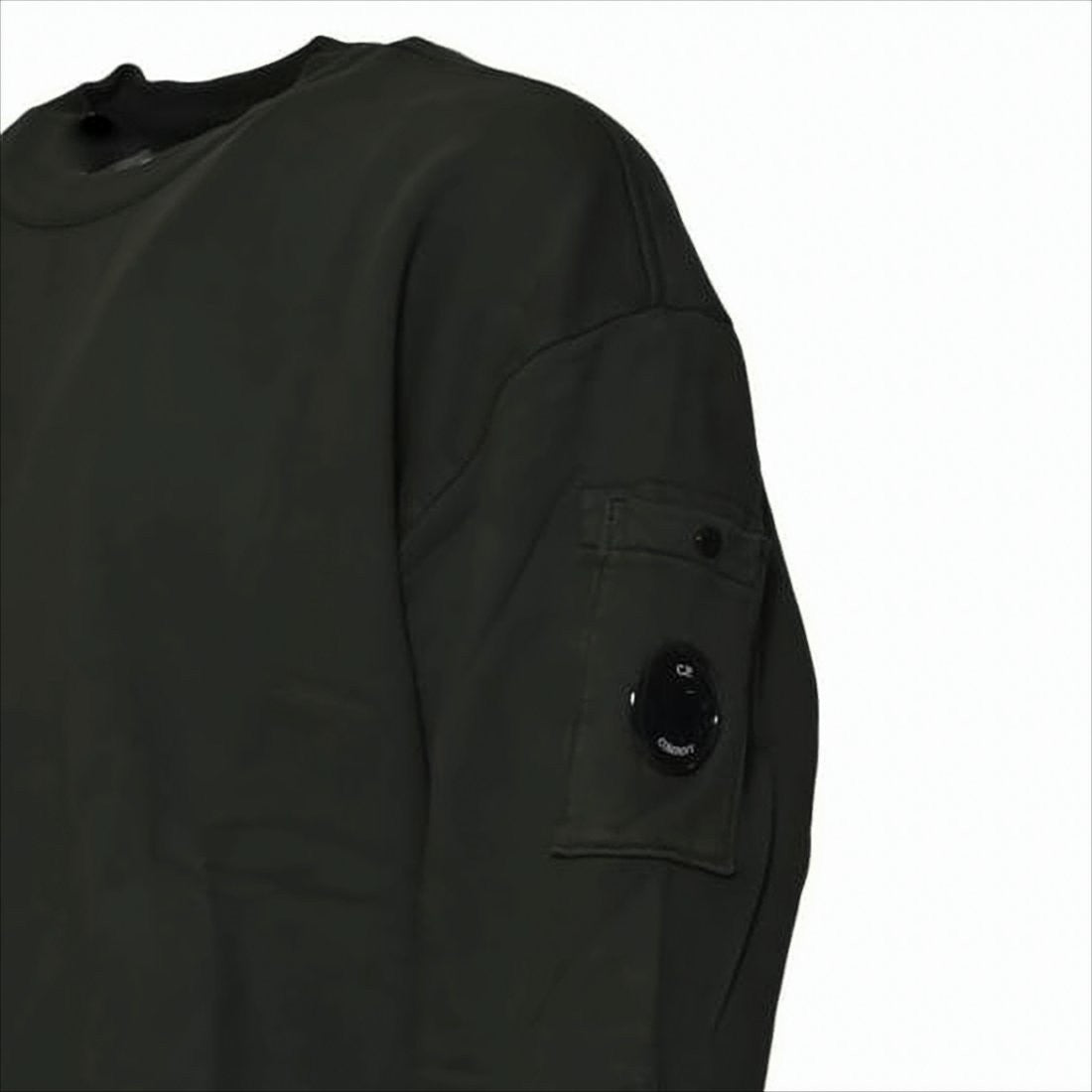 Relaxed Fit Long-Sleeve Sweatshirt With Signature Lens Detail