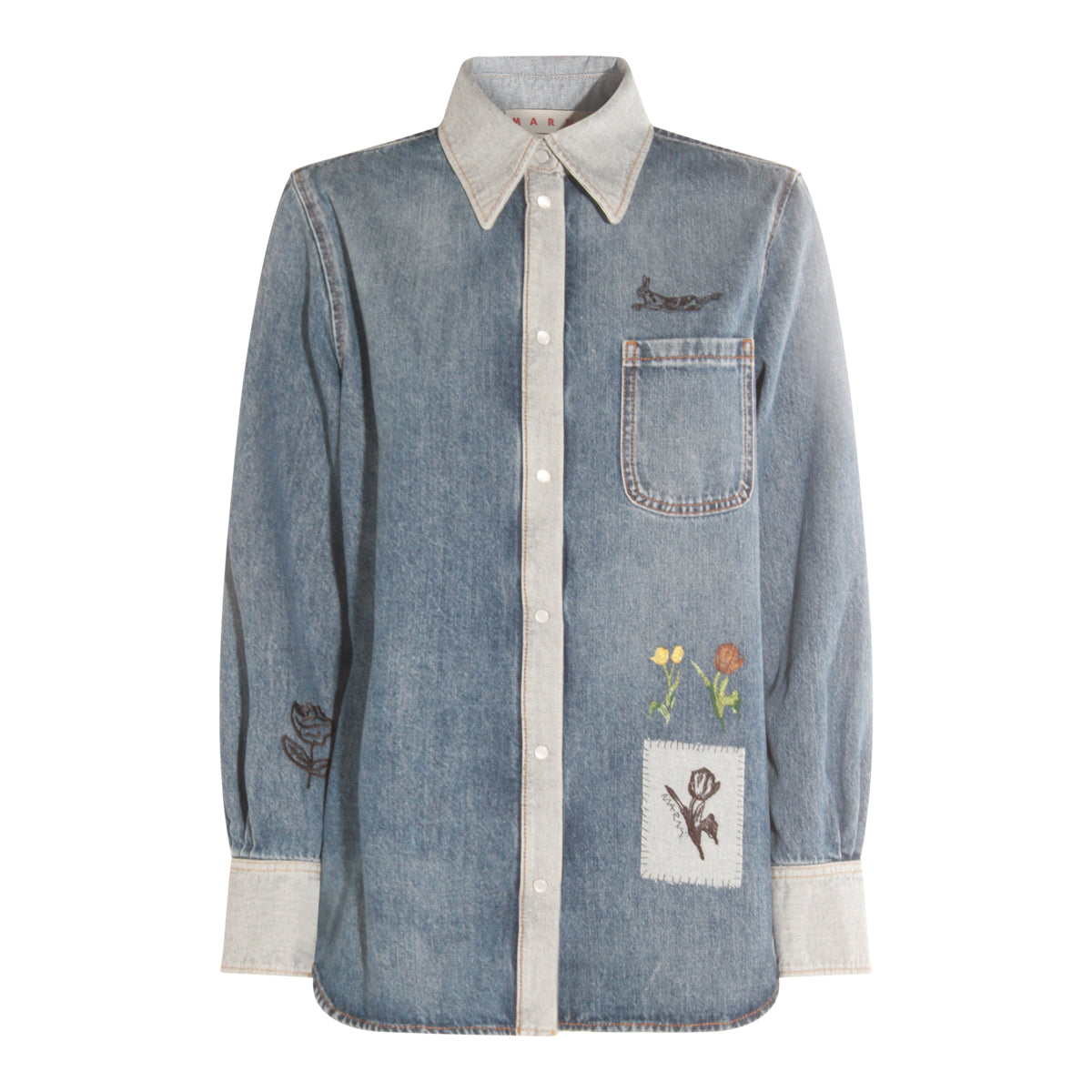 Blue Cotton Shirt