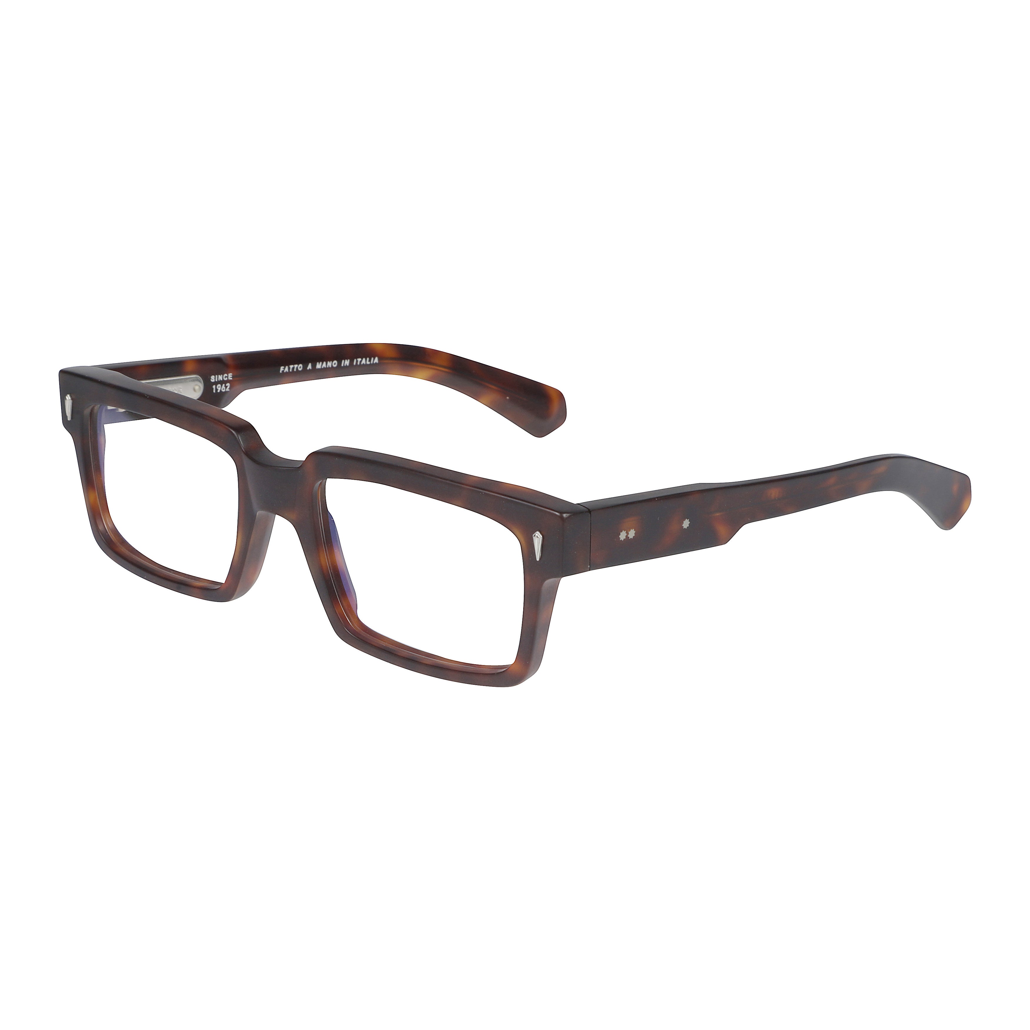 Premium 2 Tortoiseshell Rectangular Frame Eyeglasses with Metallic Accents