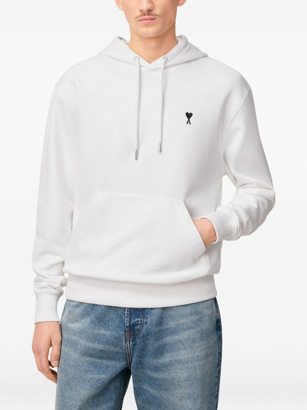 Minimalist White Hoodie