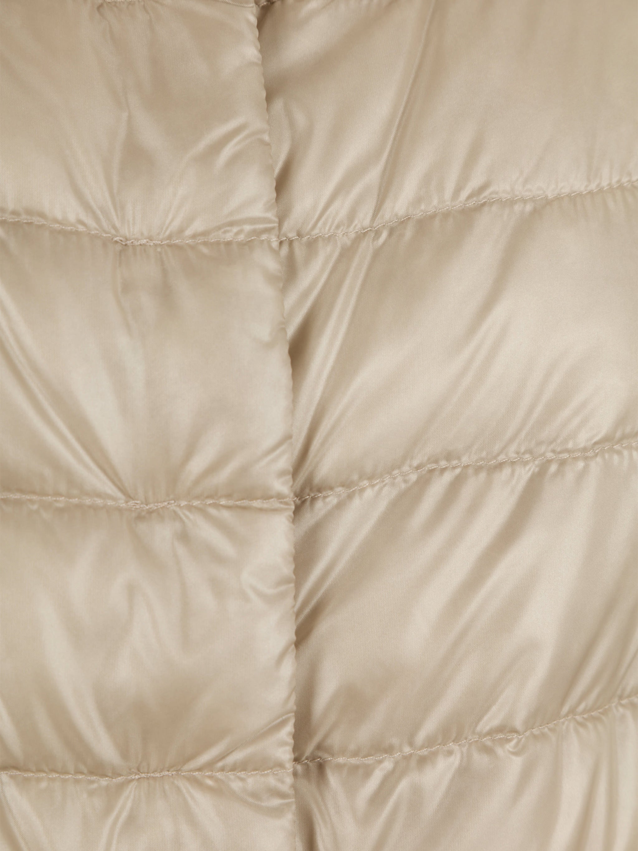 Neutral Piumino Lightweight Petal Sleeve Jacket