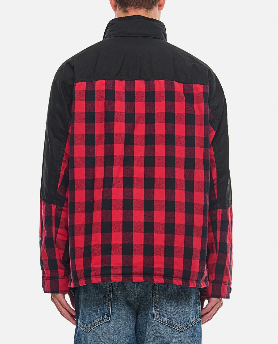 Red And Black Check Pattern Jacket
