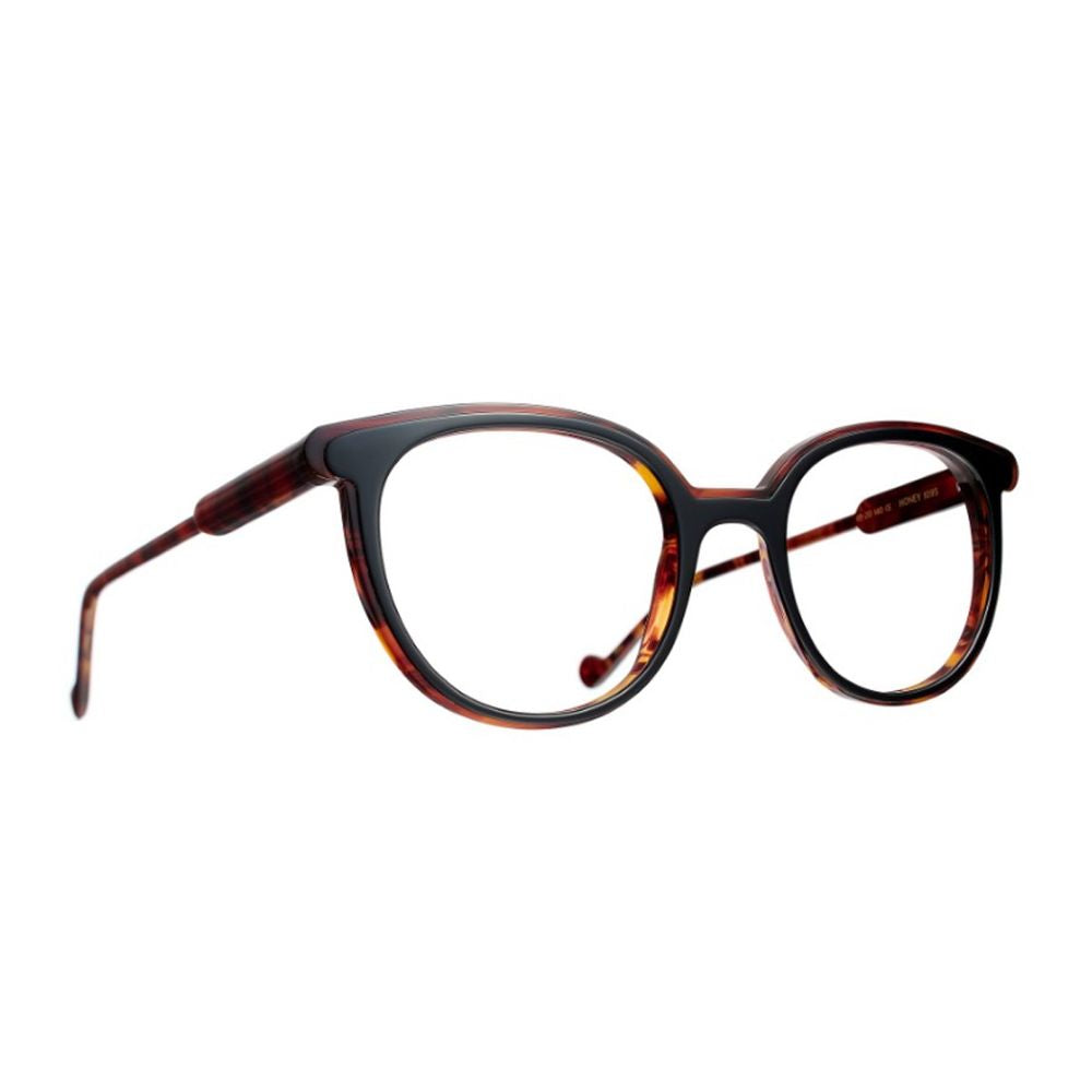 Phantos-Shape Sunglasses with Acetate Frame in Dark