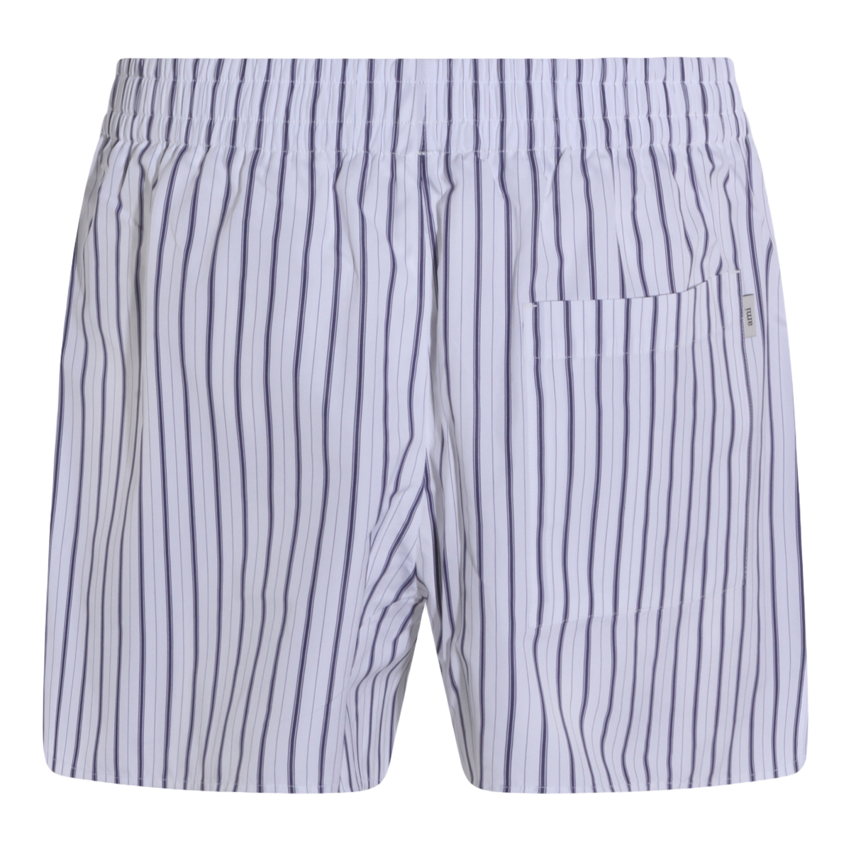 Relaxed Fit Vertical Striped Shorts