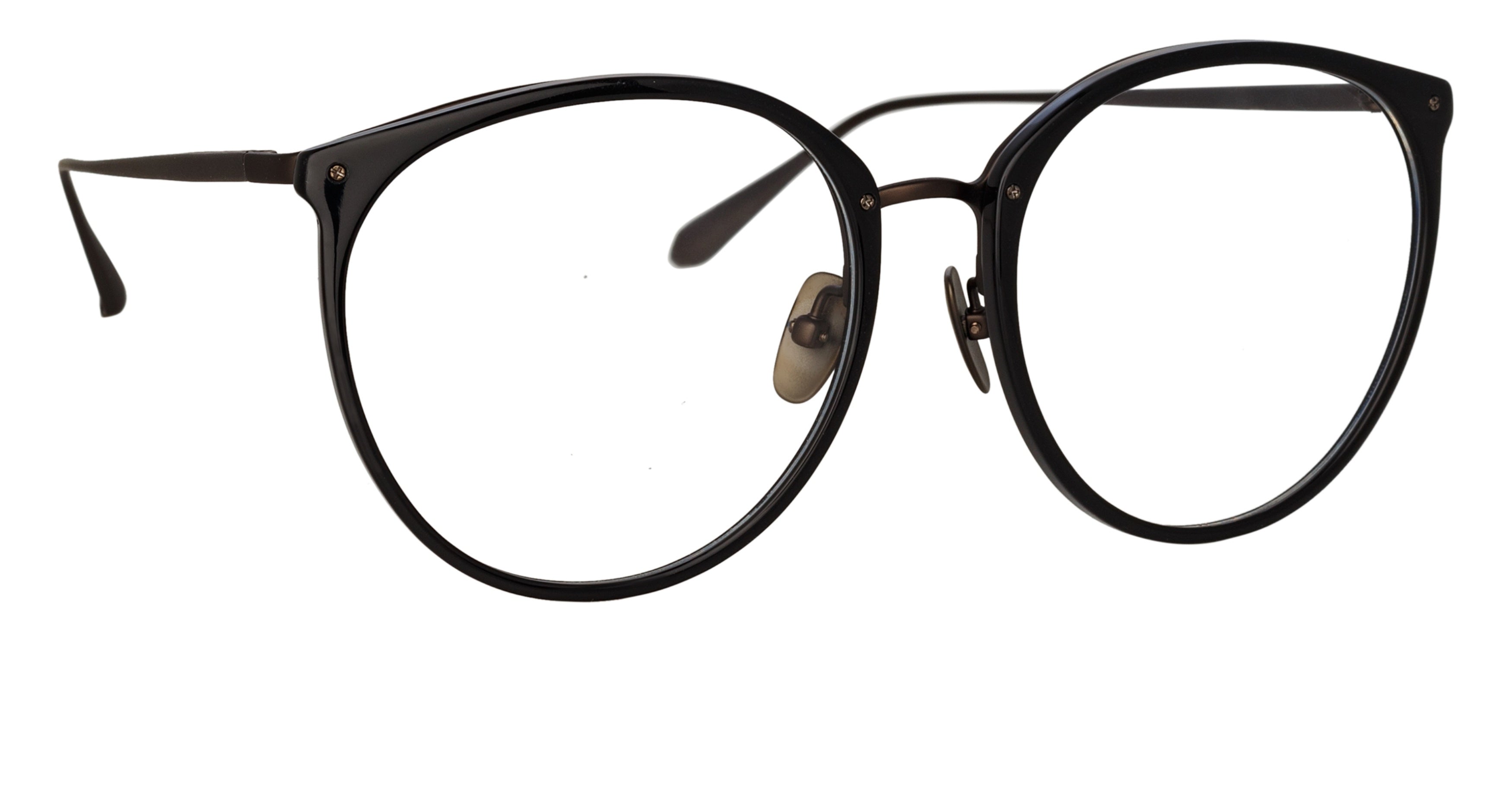 Lfl Rounded Acetate Eyeglasses with Streamlined Temples