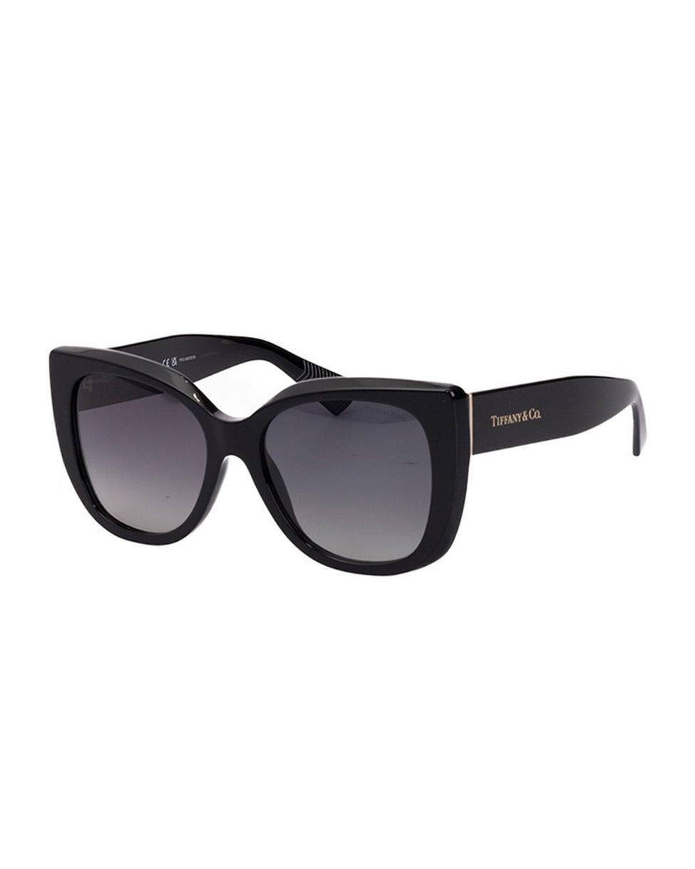 Bold Square Frame Black Acetate Sunglasses