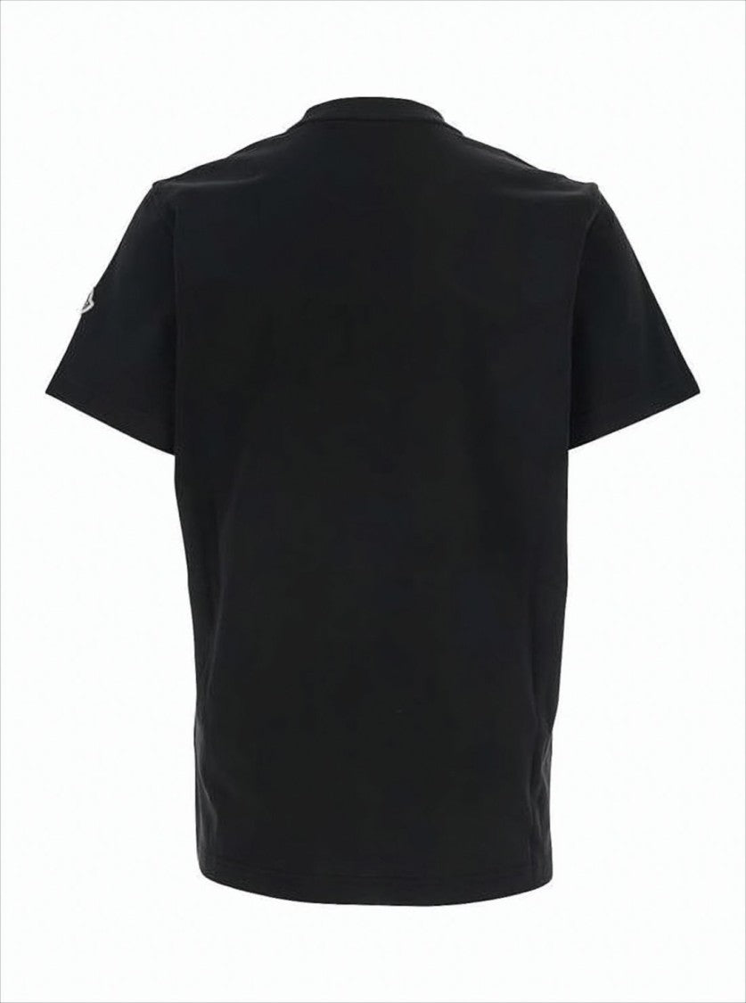 Classic Crew Neck Short-Sleeve Black T-Shirt