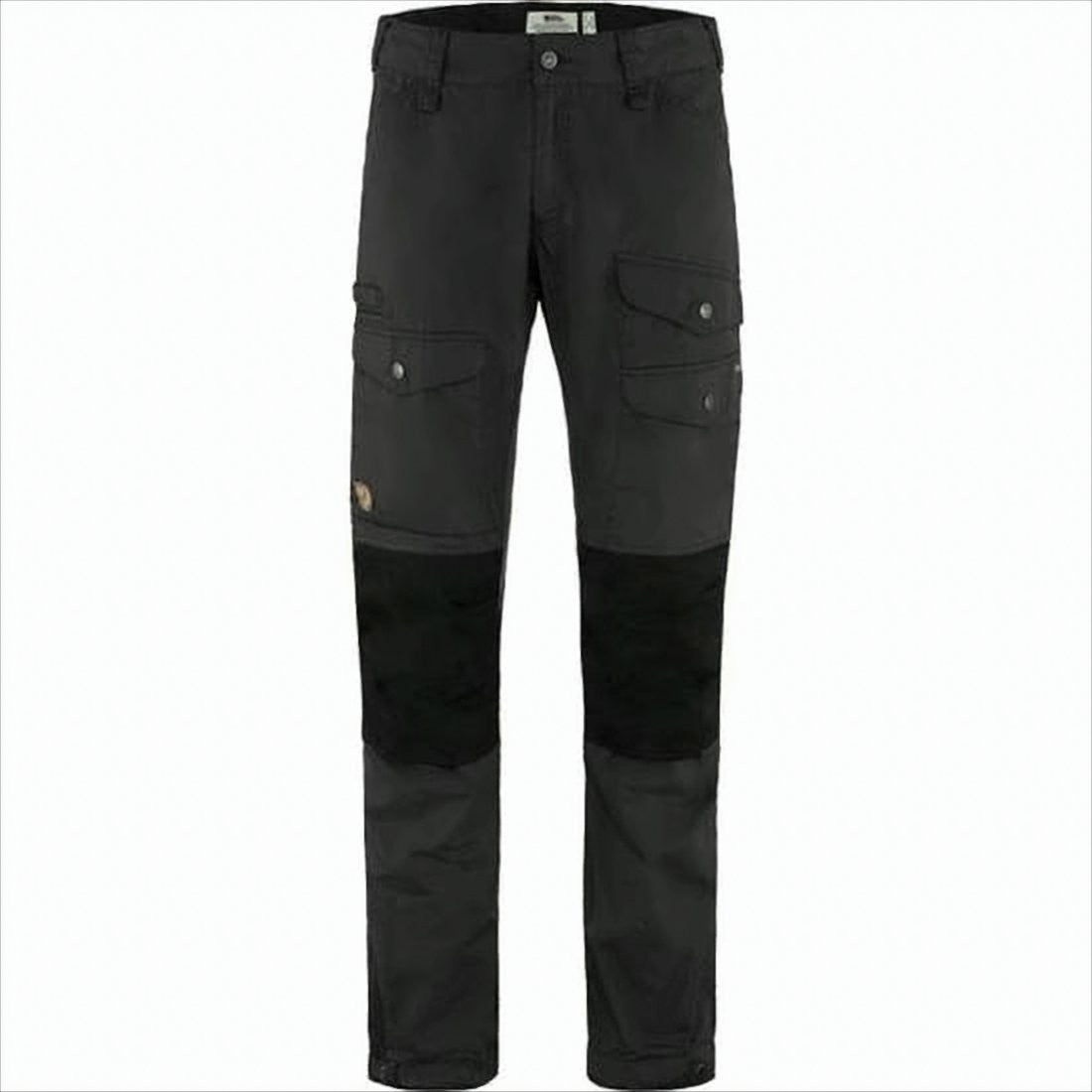 Reinforced Straight Pants with Multi-Pocket Design