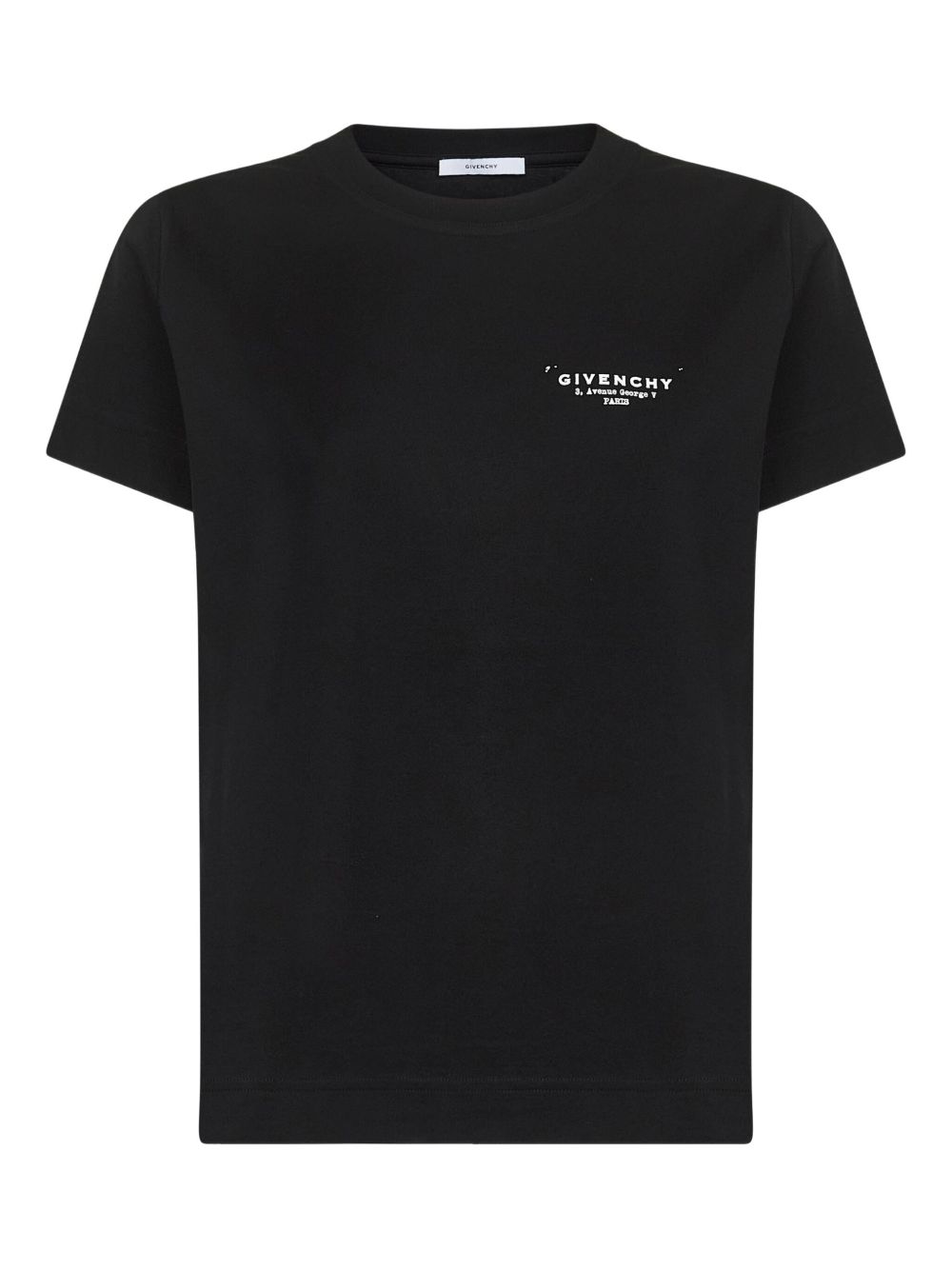 Ribbed Black Crewneck Top