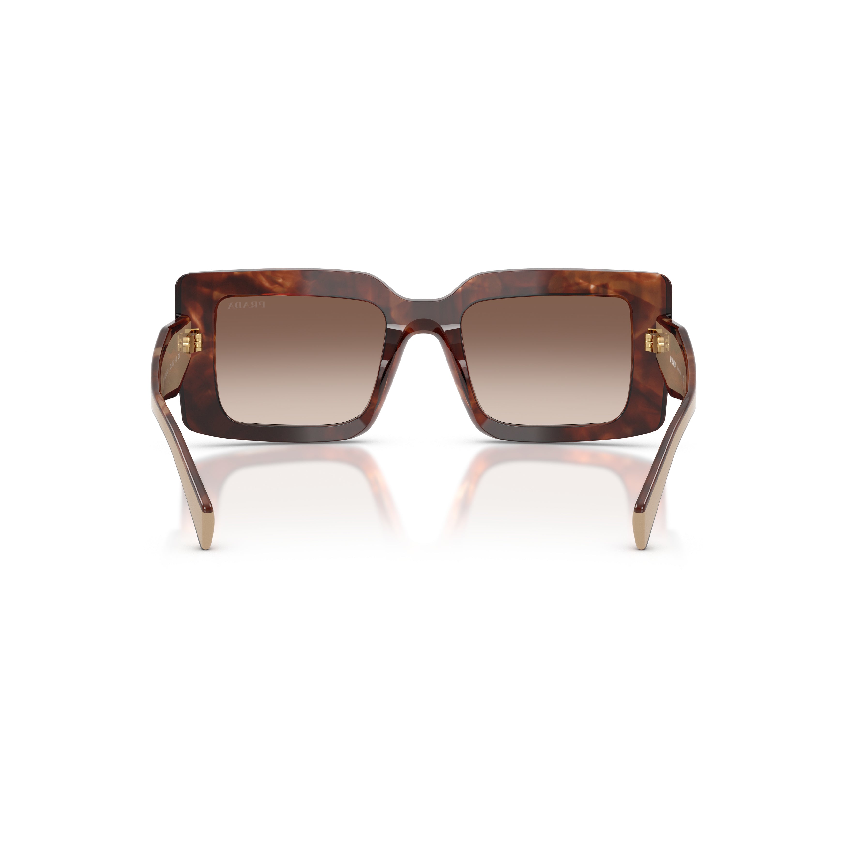 0pr D01s Oversized Rectangular Tortoiseshell Sunglasses