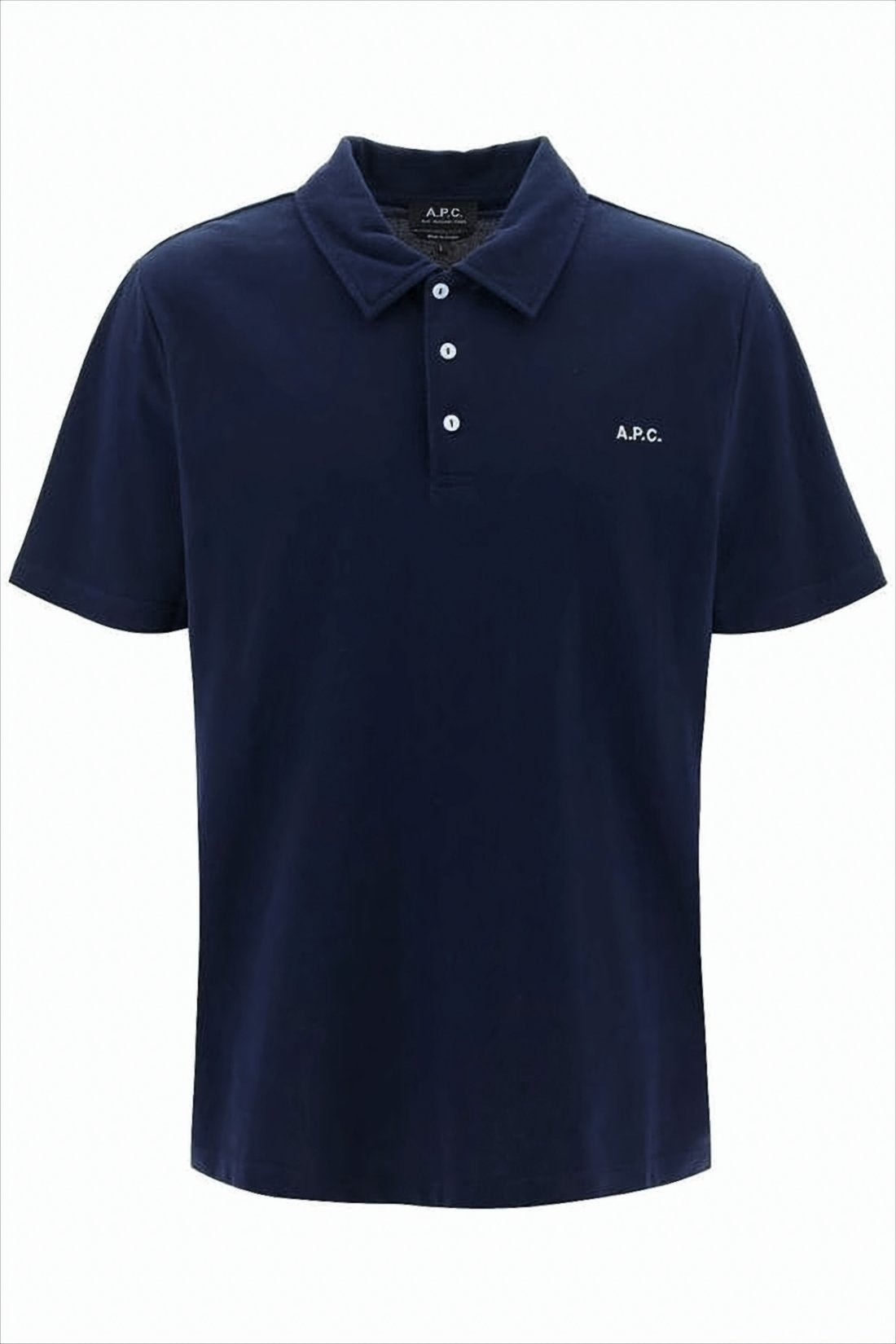 Traditional Blue Cotton Polo Shirt