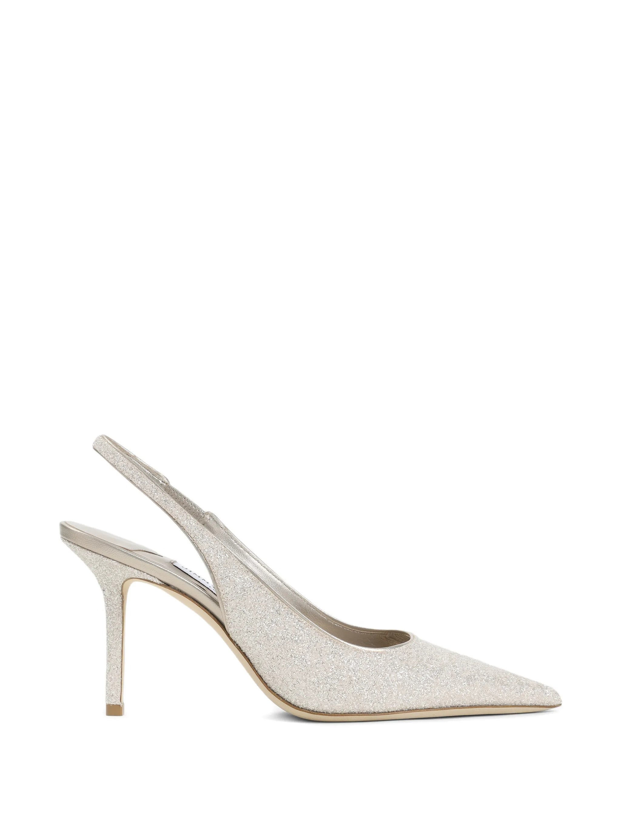 Neutral Love 85 Glitter Slingback Heels