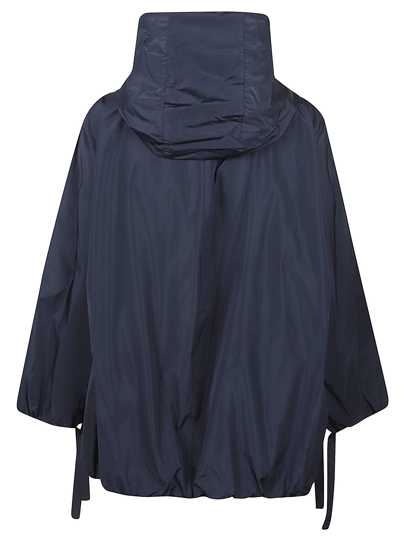 Hooded Jacket with Adjustable Hem