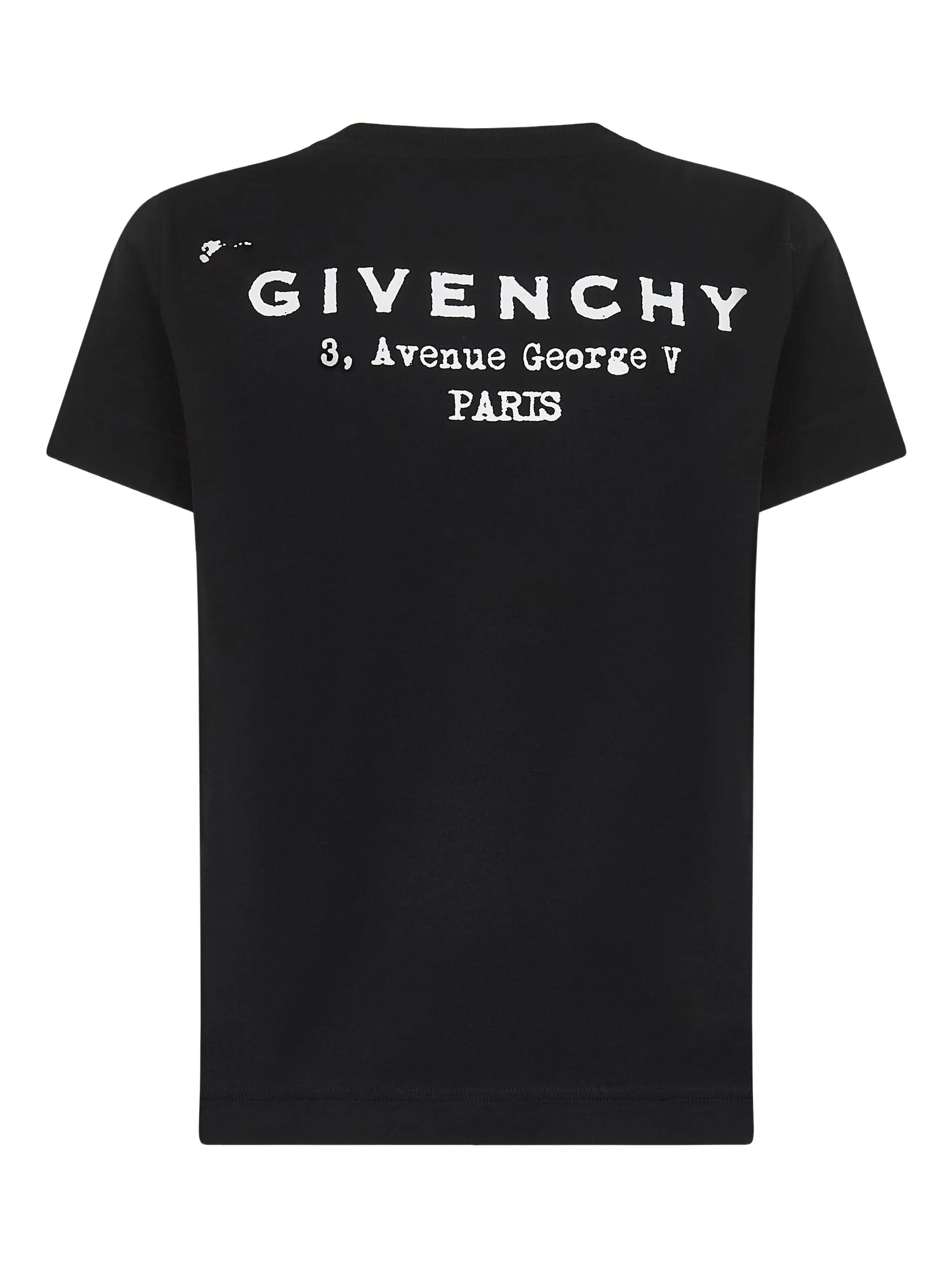 Regular Boxy White Cotton Stamp T-Shirt