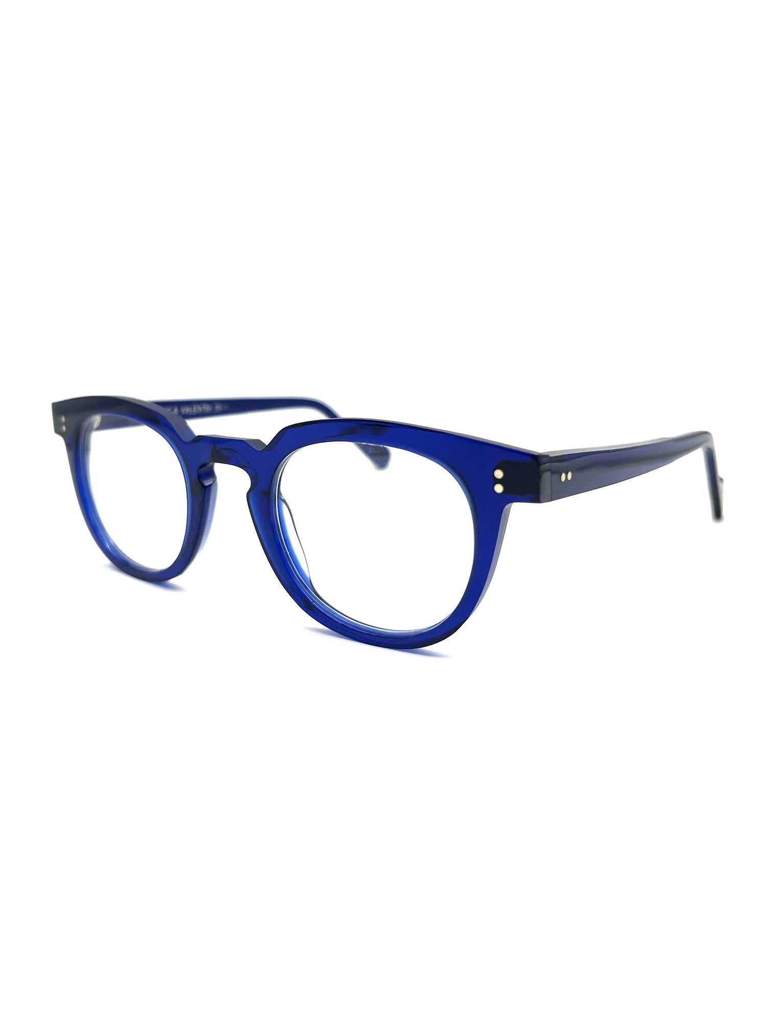 Sleek Blue Acetate Optical Frame
