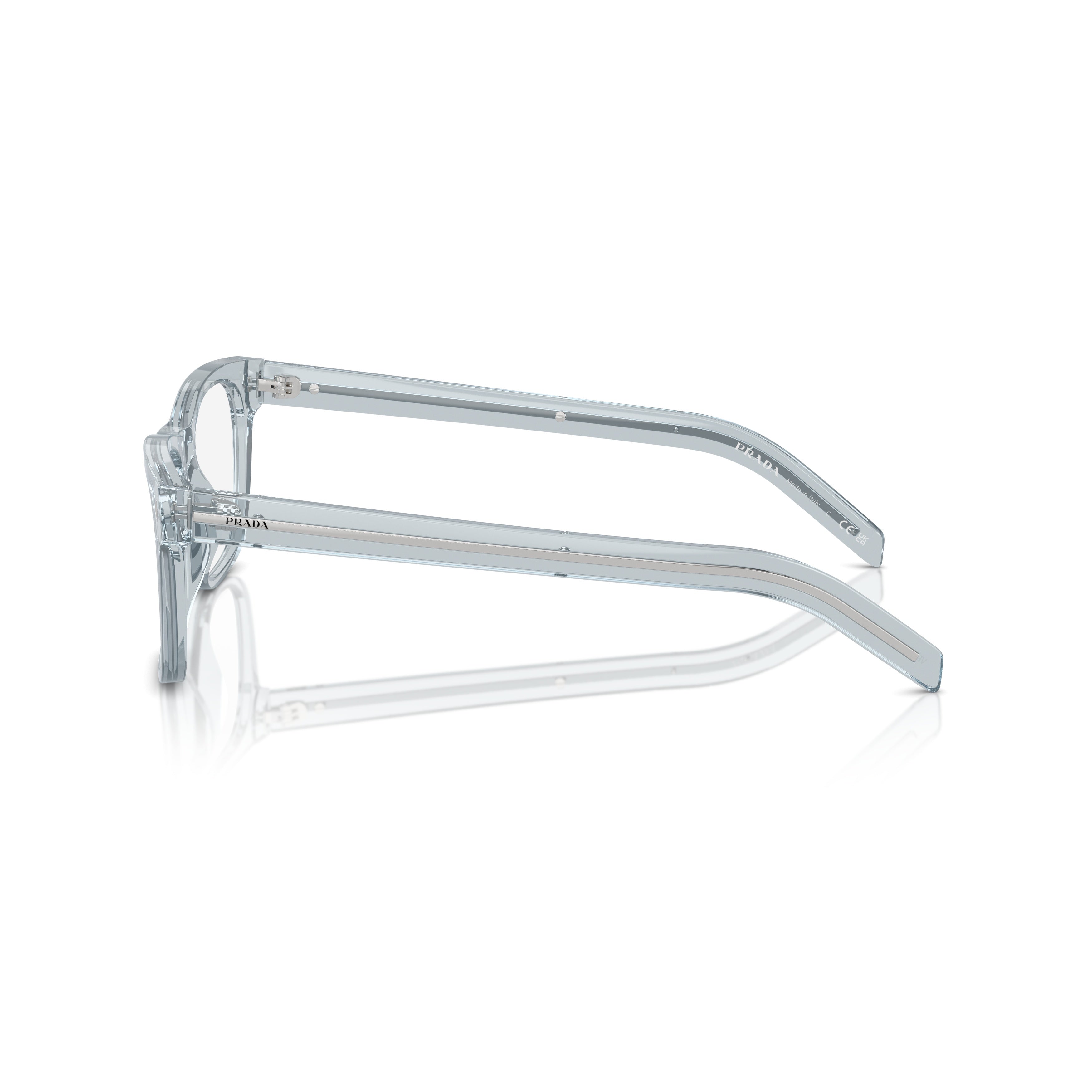 0pr A13v Transparent Acetate Square Eyeglasses