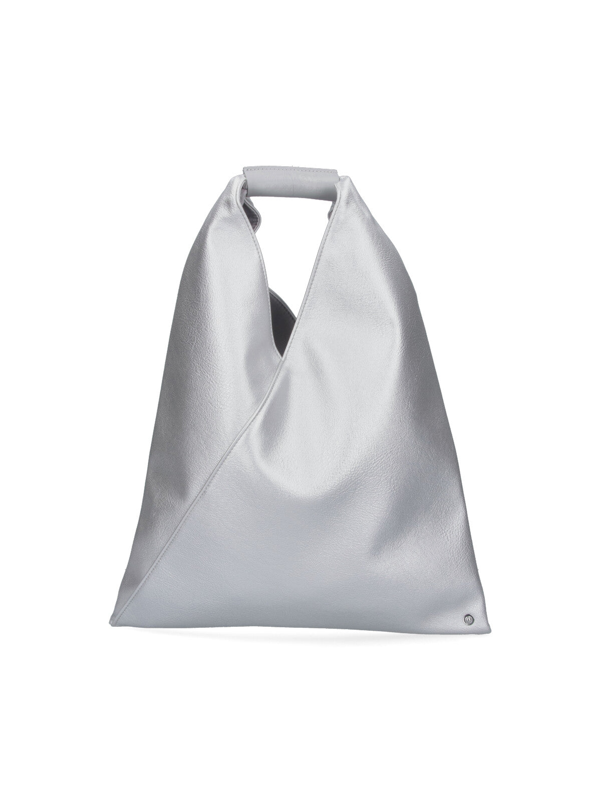 Silver Japanese Structured Minimalist Bag