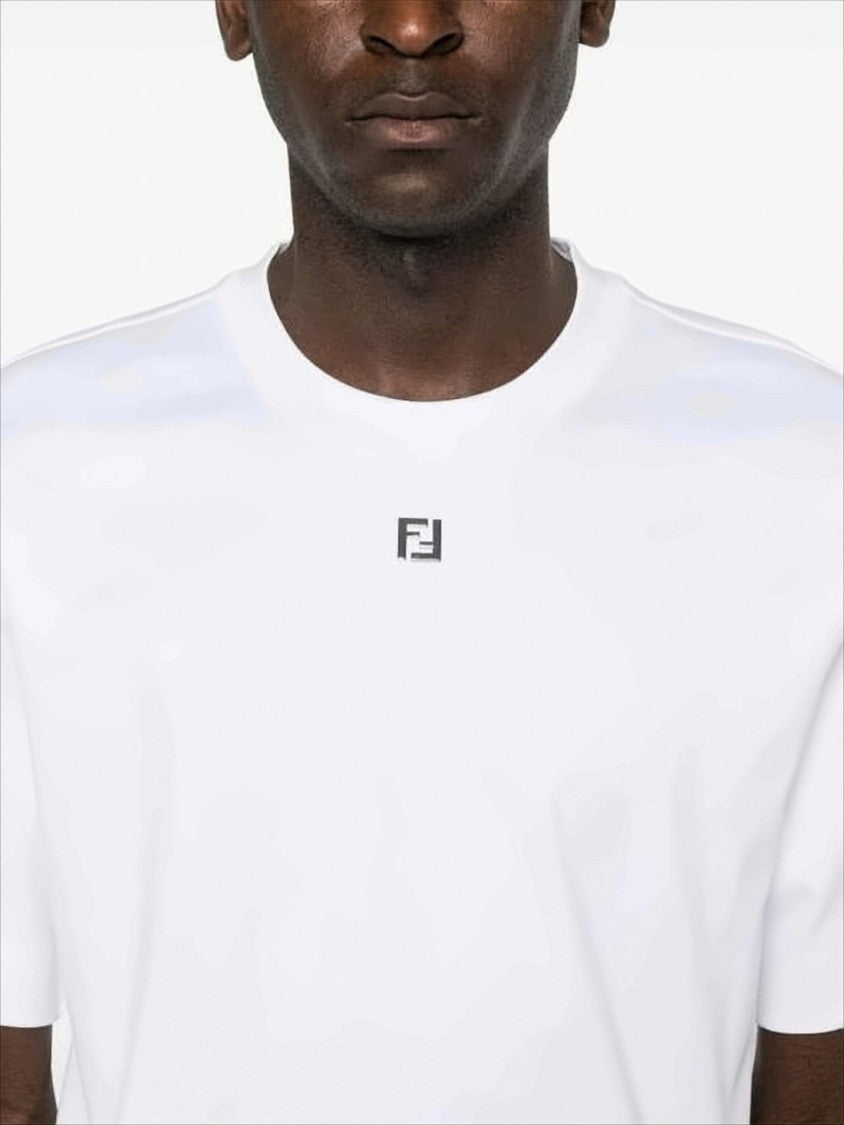 Classic Cotton T-Shirt With Minimalist Logo Detail