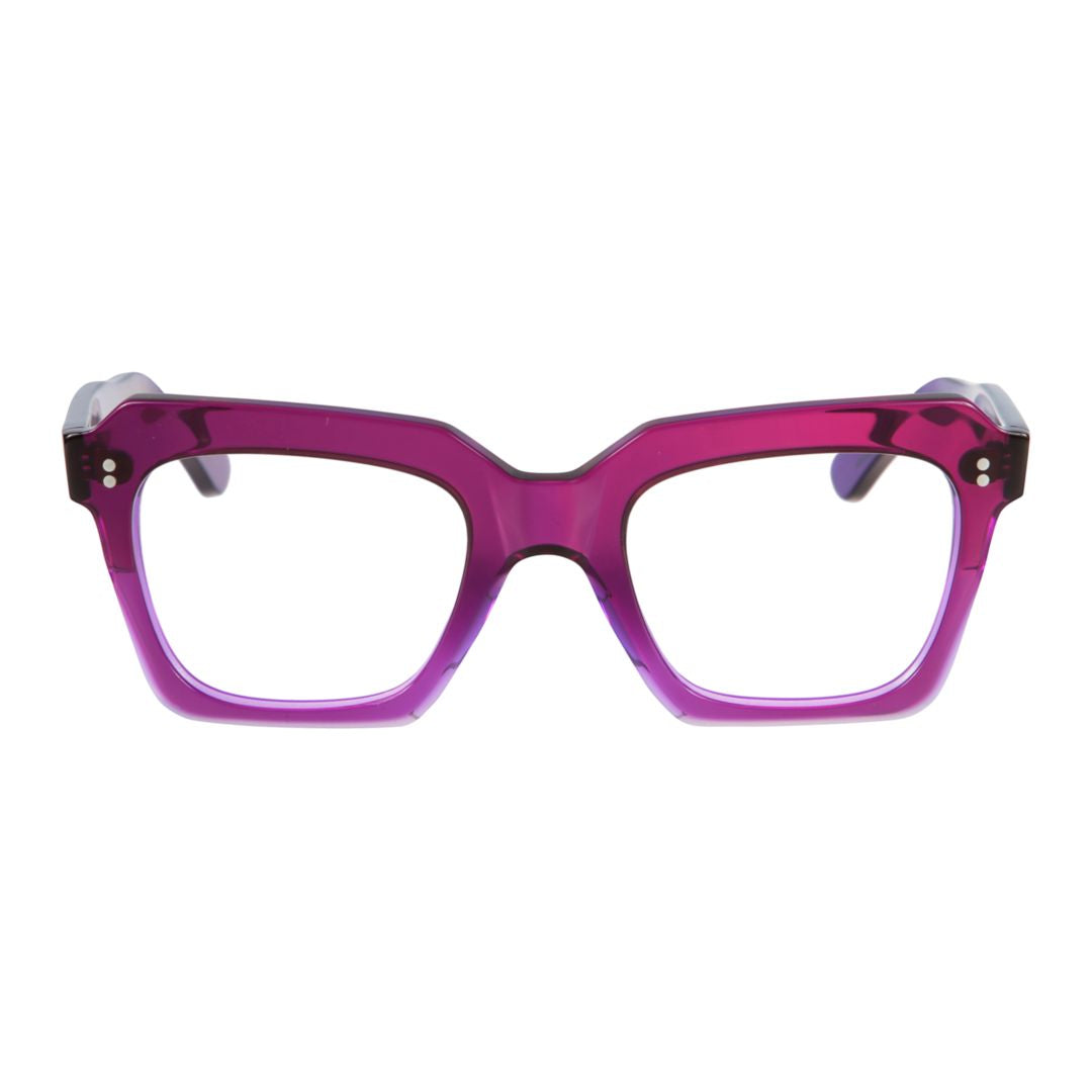 Kallima Oversized Gradient Sunglasses with Silver Rivet Details