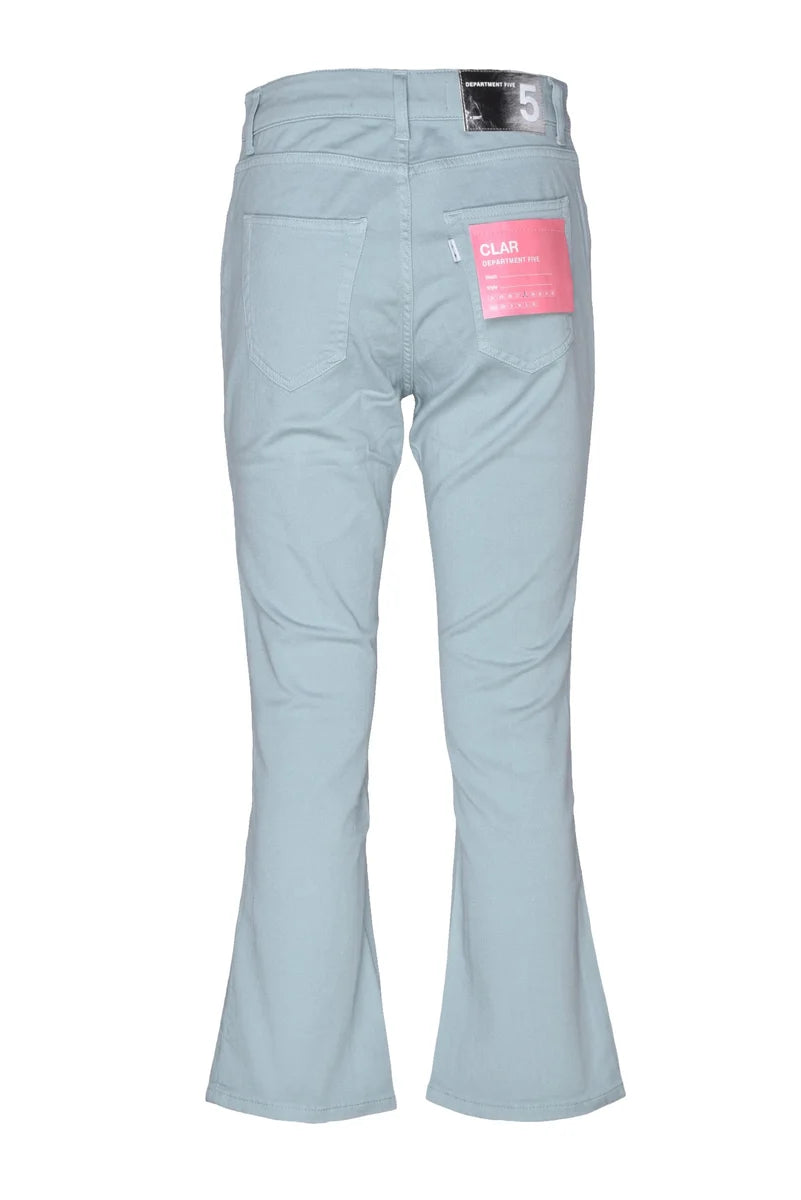 Flared Aquamarine Jeans