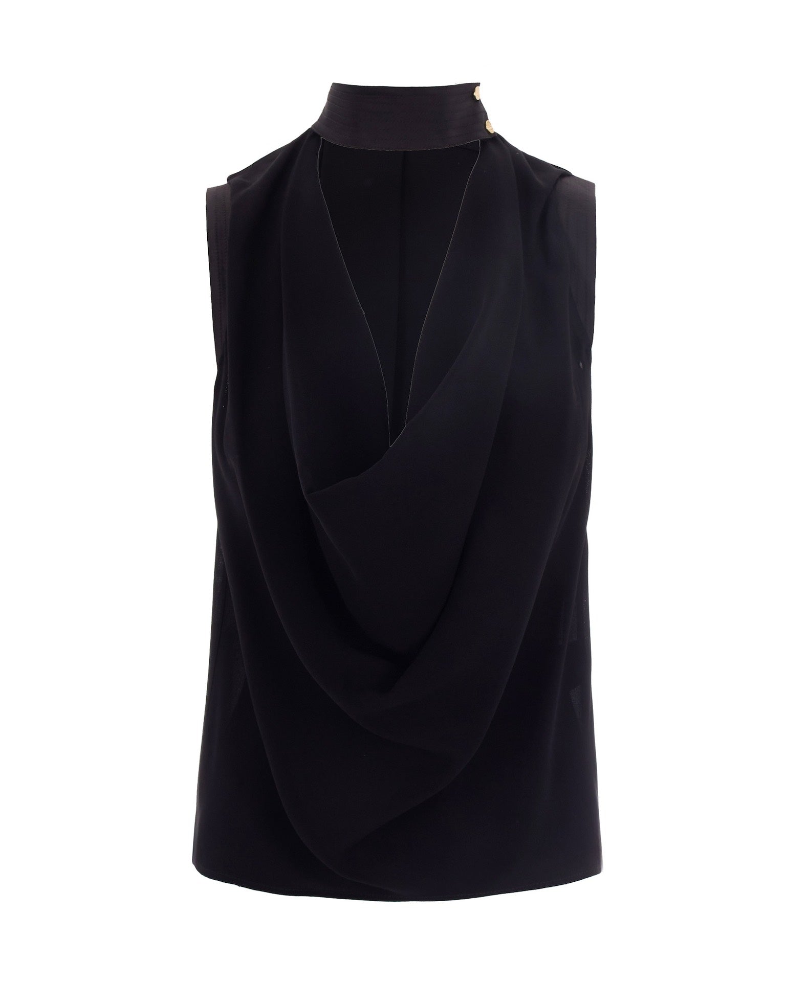 Black Viscose Top