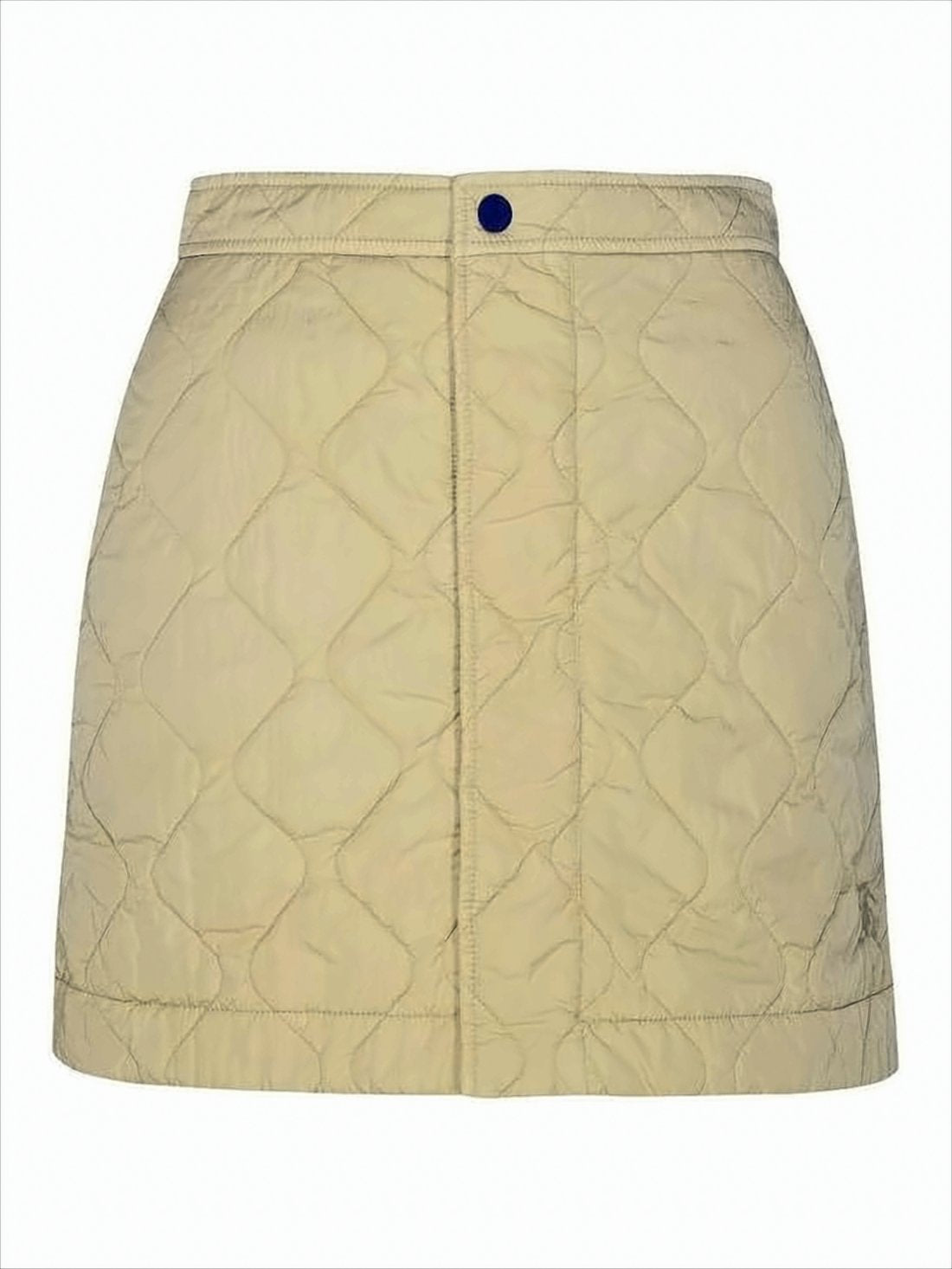 Quilted Mini Skirt with Structured Waistband