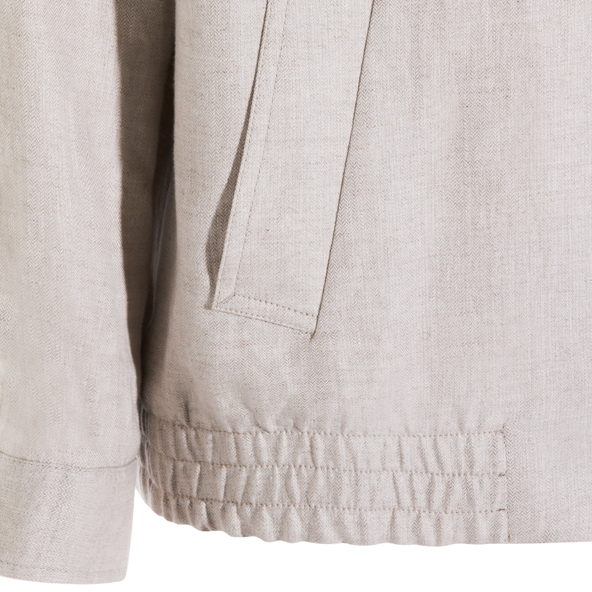 Sand Tailored Jacket with Structured Silhouette