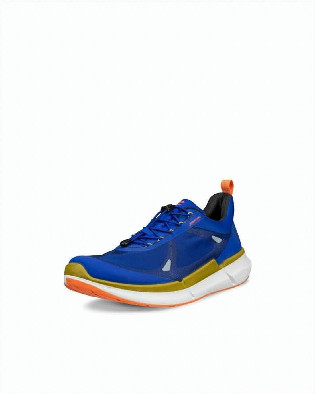 Sleek Blue Fabric Sneakers