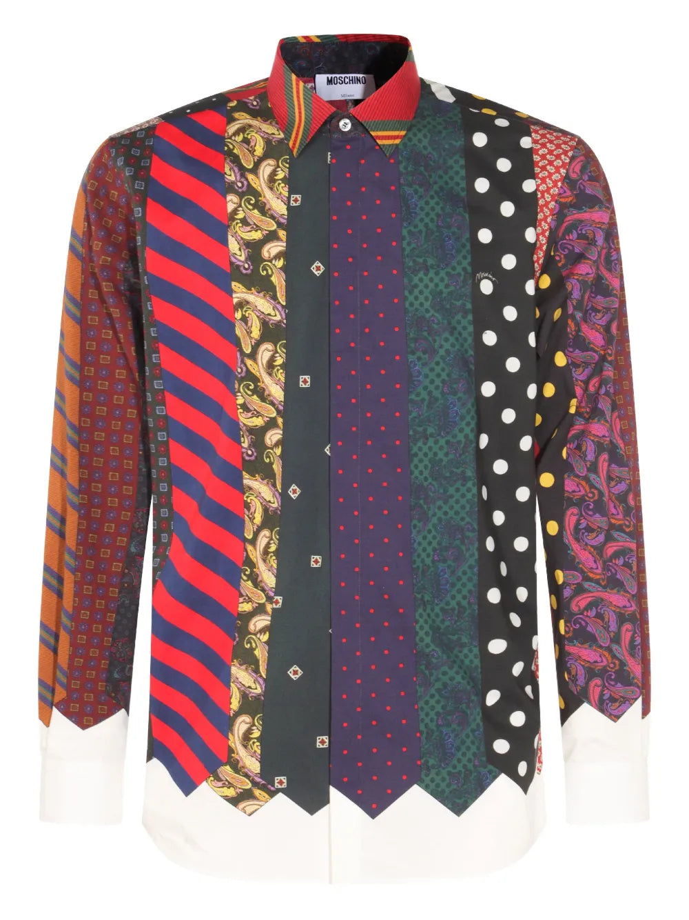 Structured Button-Down Shirt with Classic Collar