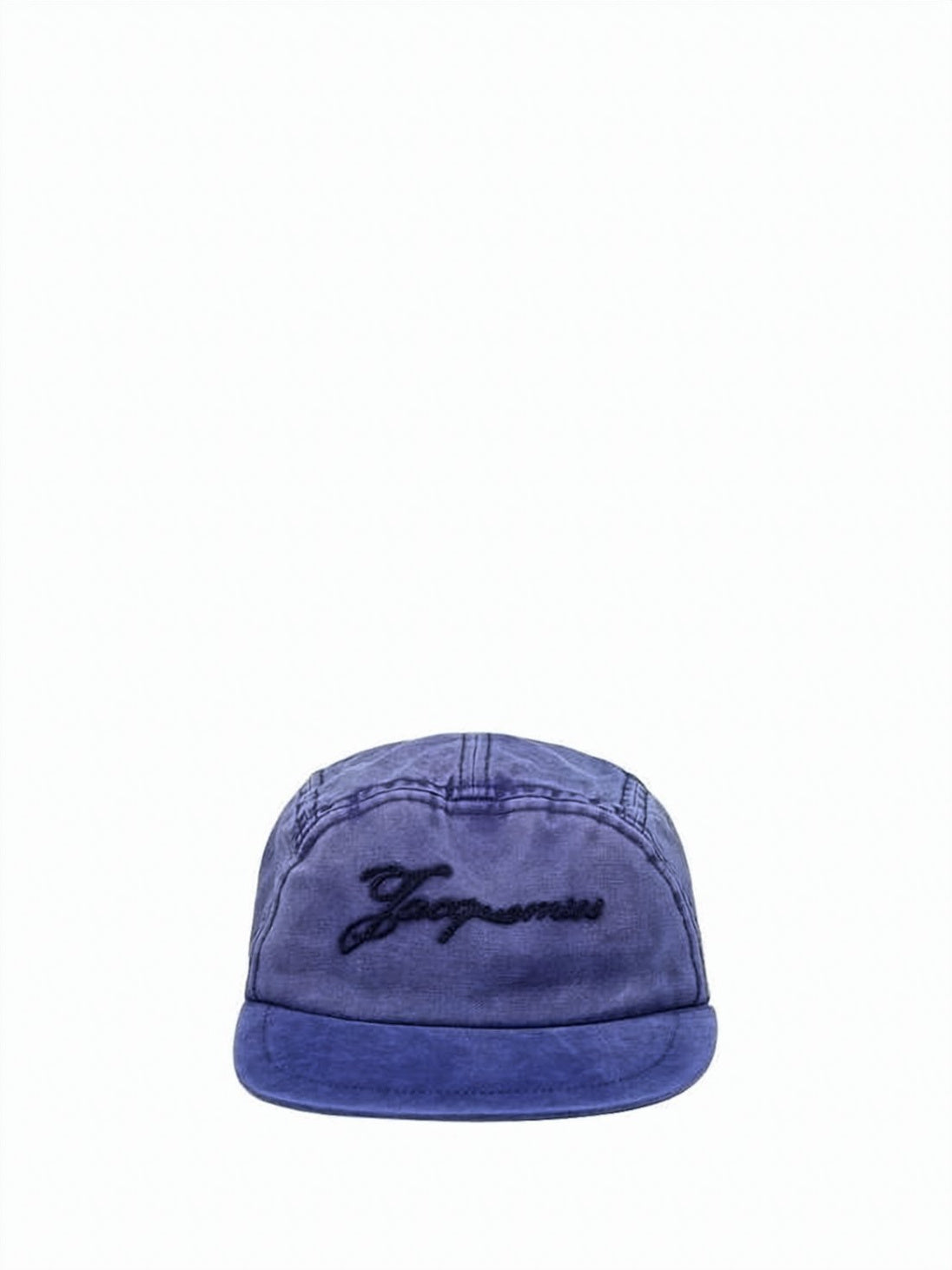 Washed Cotton Five-Panel Cap with Embroidered Logo