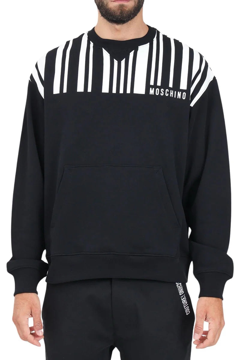 Classic Black Cotton Sweatshirt