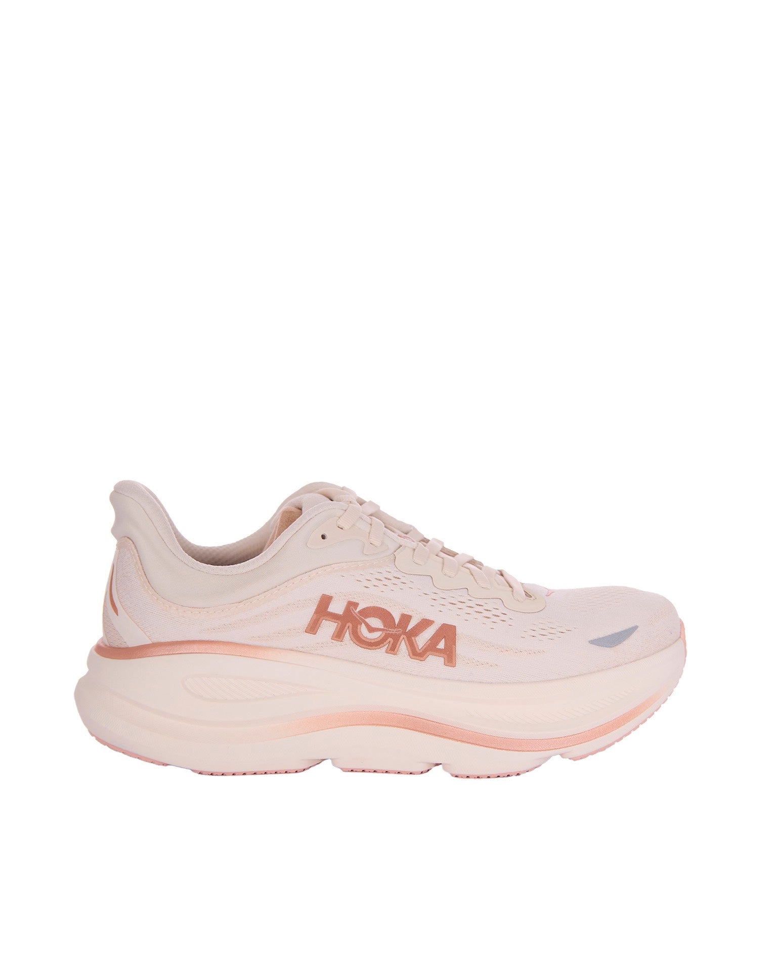 Bondi 9 Sneakers in Oat Milk in Rose Gold