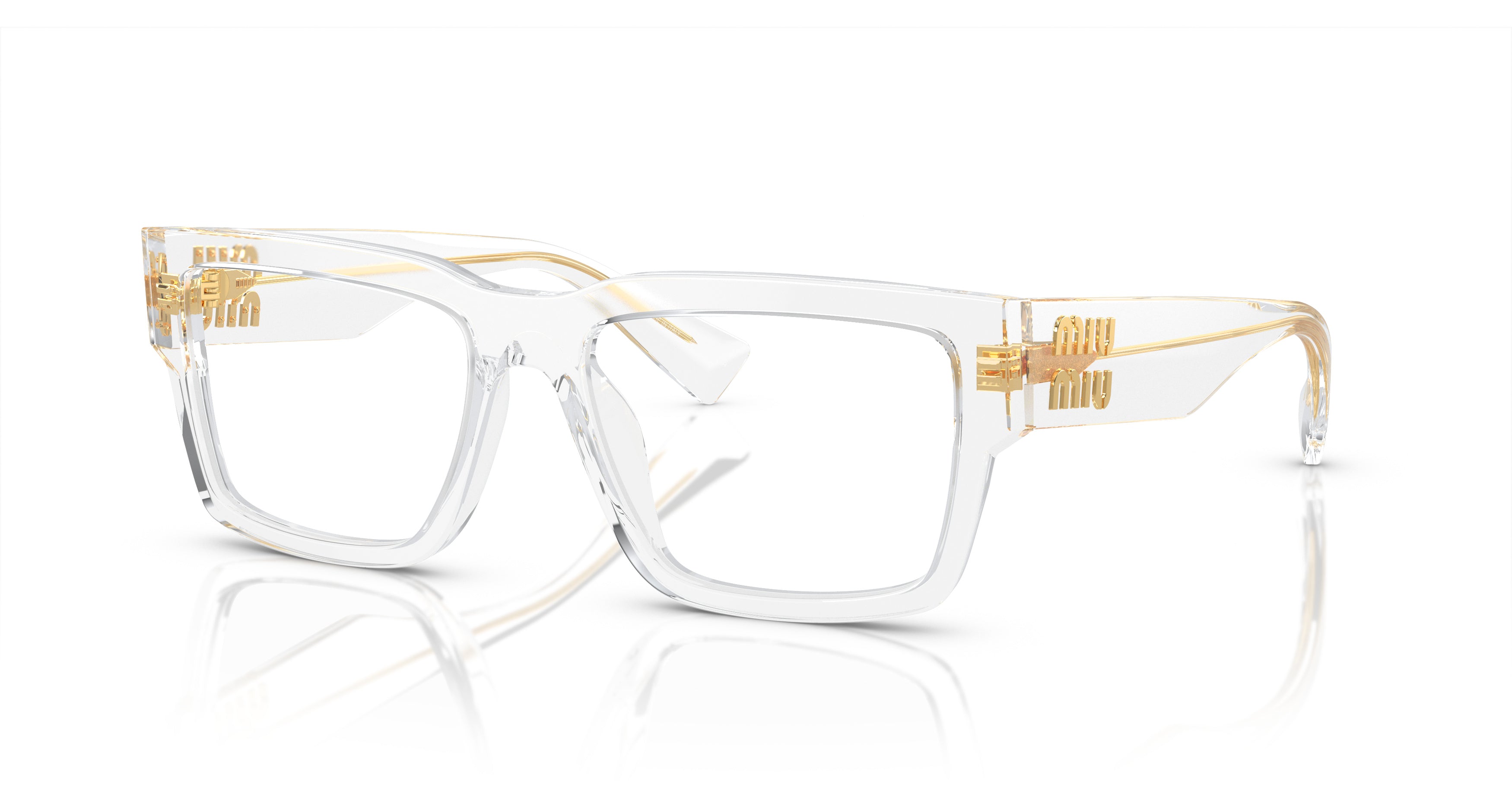 0mu 02xv Oversized Square Eyeglasses