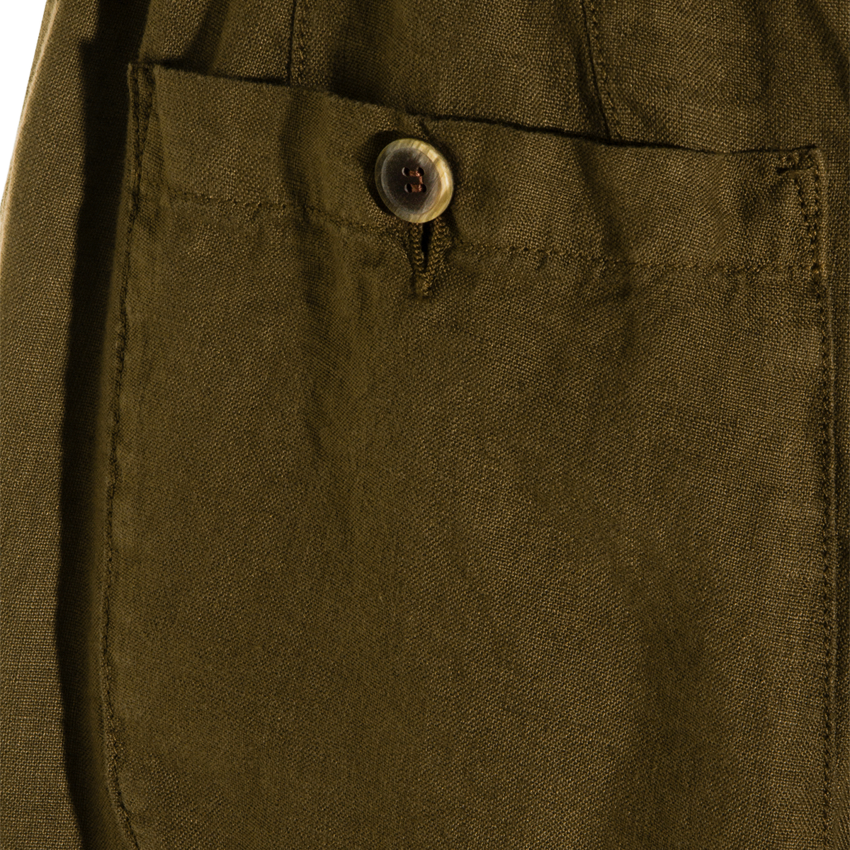 Straight-Leg Casual Trousers With Elastic Waistband