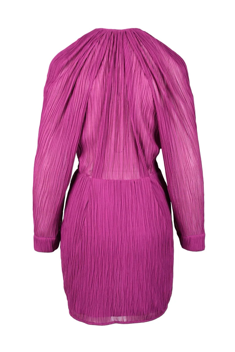 Short Dress Voile - Fuchsia