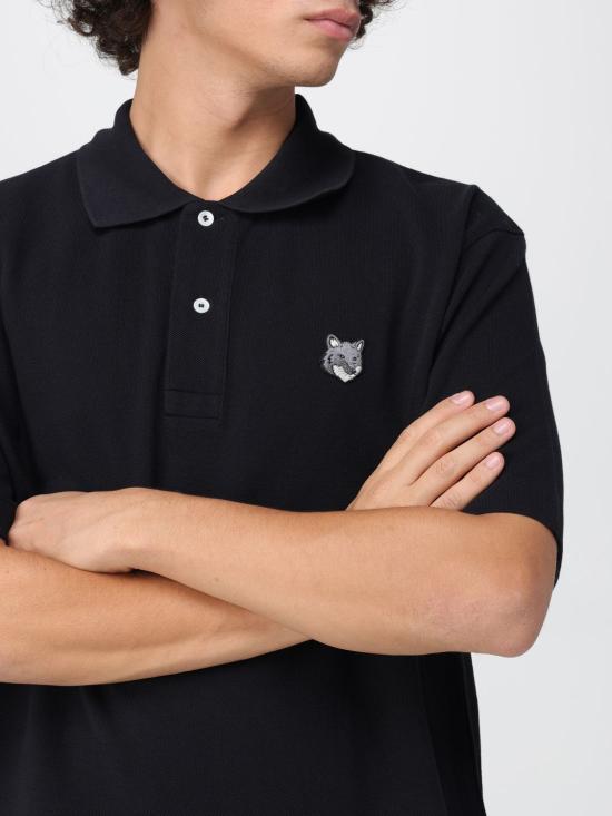 Short-Sleeve Comfort Polo With Embroidered Fox Head