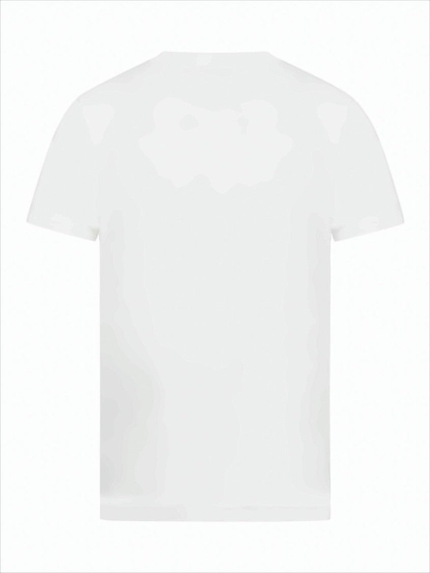 White Short-Sleeve T-Shirt with Iconic Logo